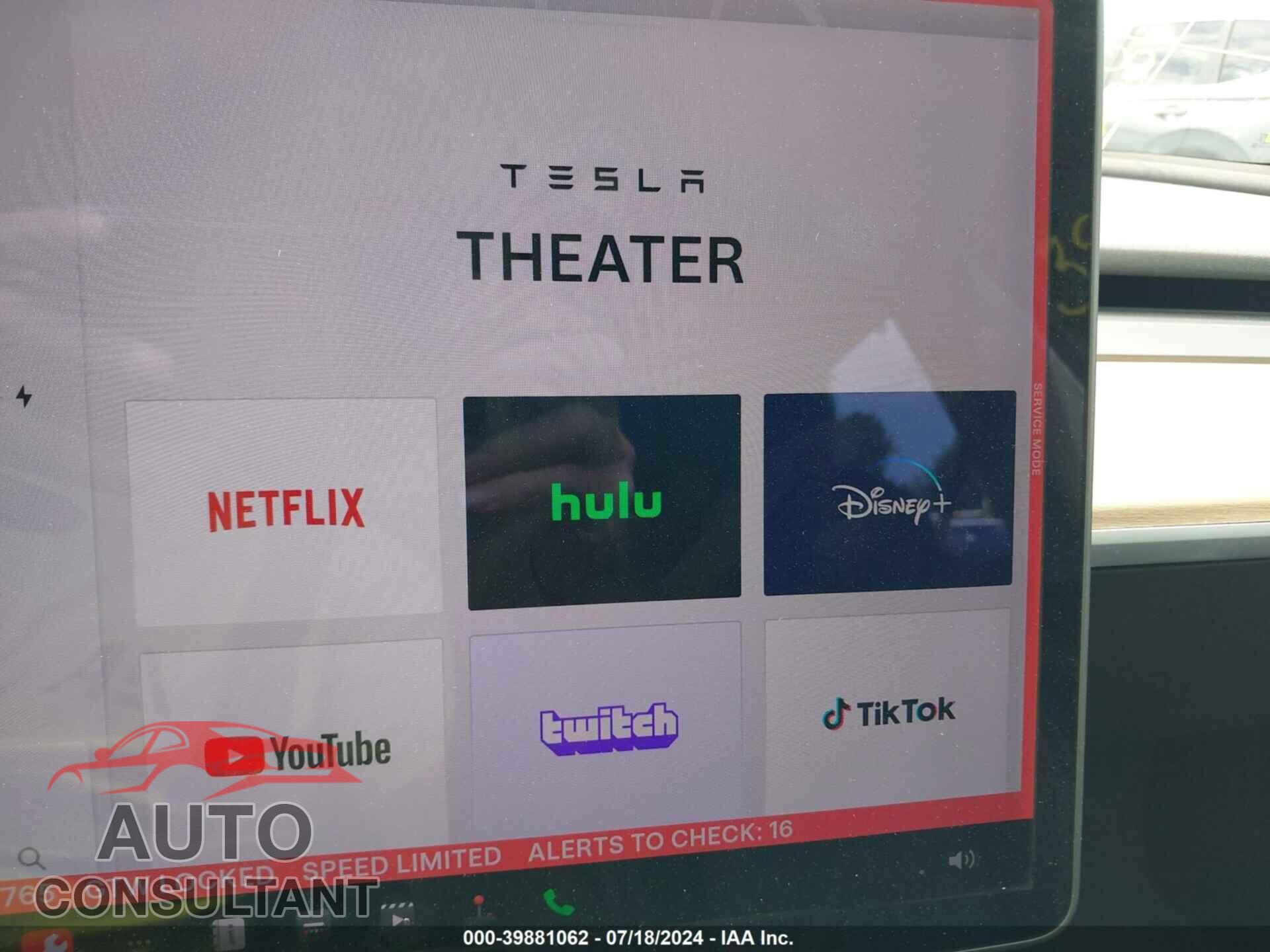 TESLA MODEL 3 2018 - 5YJ3E1EA3JF034765