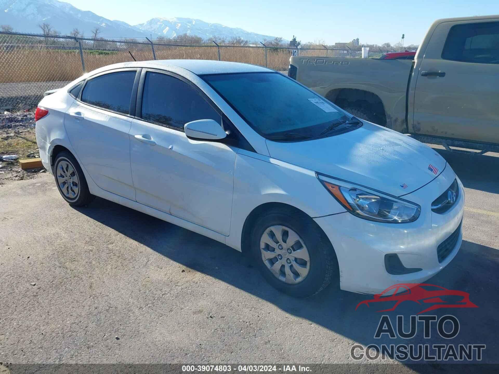 HYUNDAI ACCENT 2016 - KMHCT4AE0GU964330