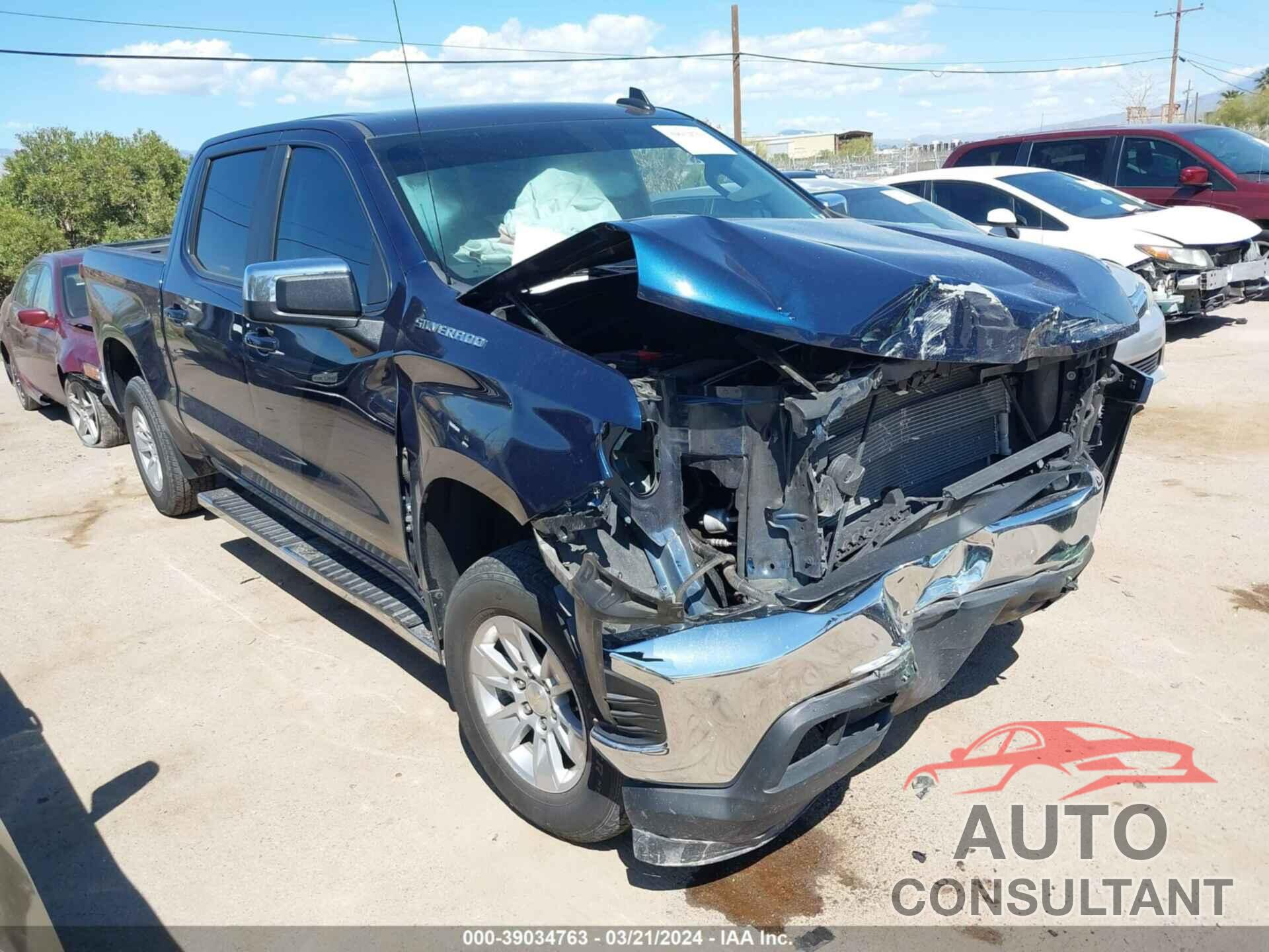 CHEVROLET SILVERADO 1500 2021 - 3GCPWCED3MG328637