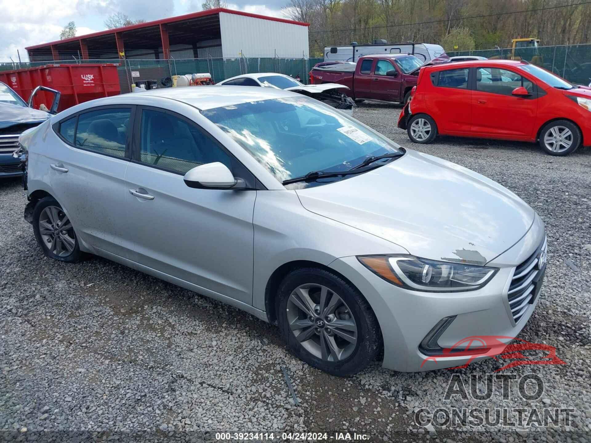 HYUNDAI ELANTRA 2017 - 5NPD84LF4HH014046