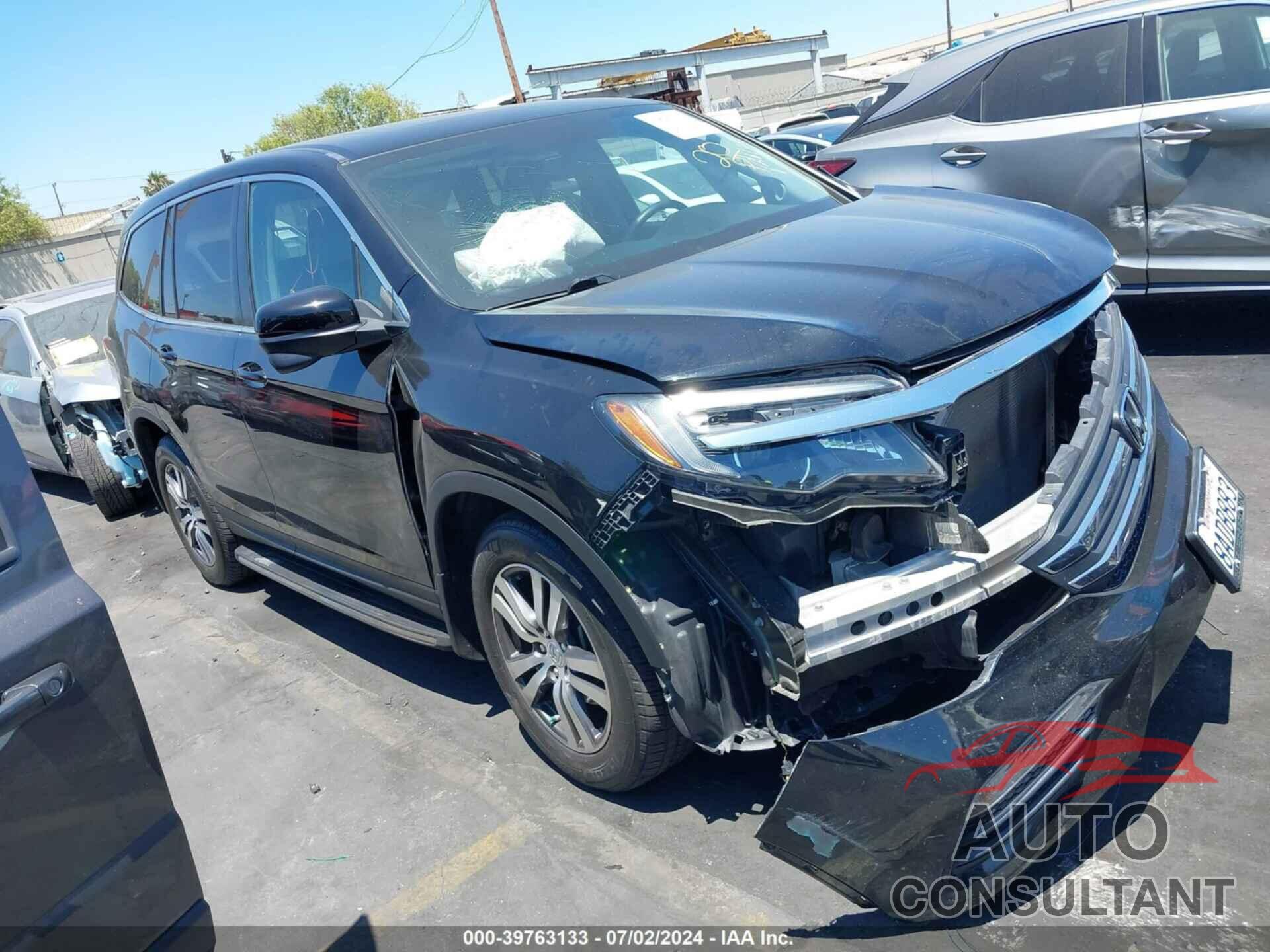 HONDA PILOT 2017 - 5FNYF5H51HB019944