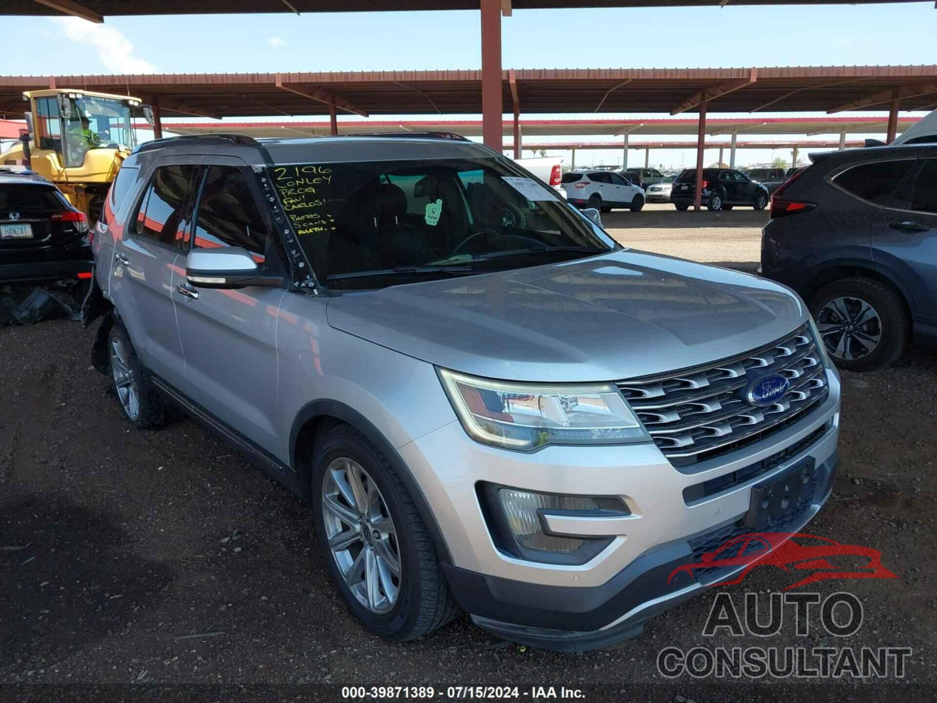 FORD EXPLORER 2016 - 1FM5K7F84GGA88103