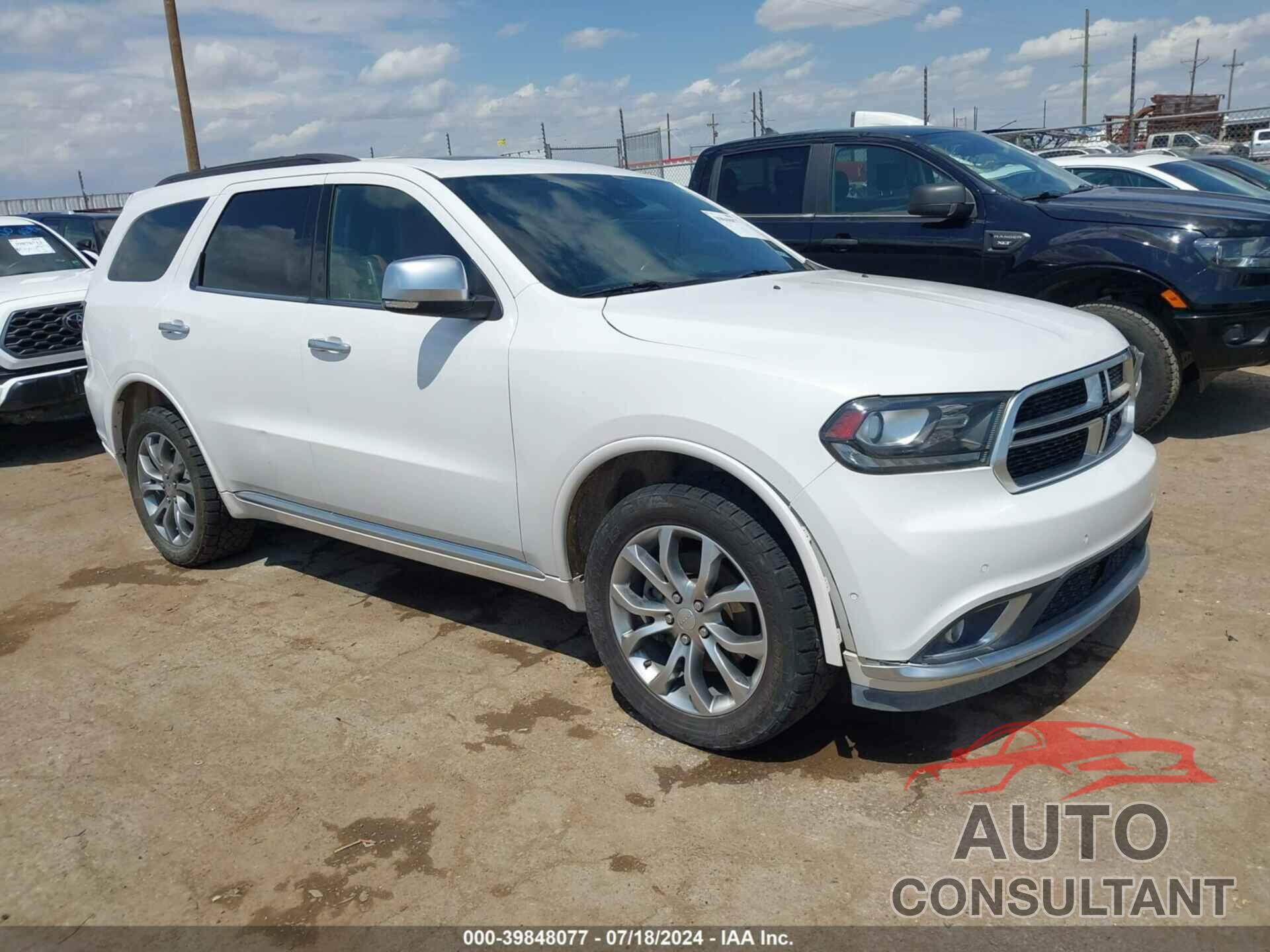 DODGE DURANGO 2018 - 1C4SDJET3JC398004