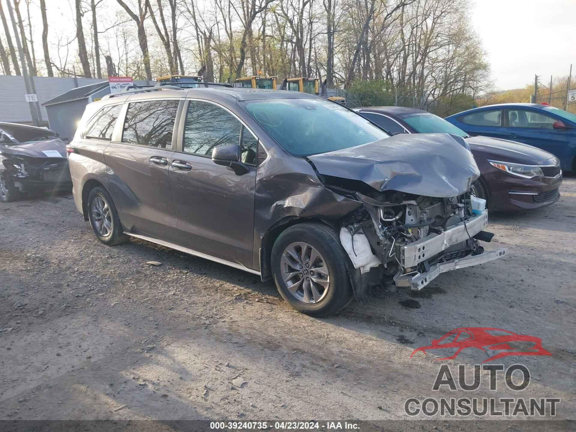 TOYOTA SIENNA 2022 - 5TDYRKEC4NS111288