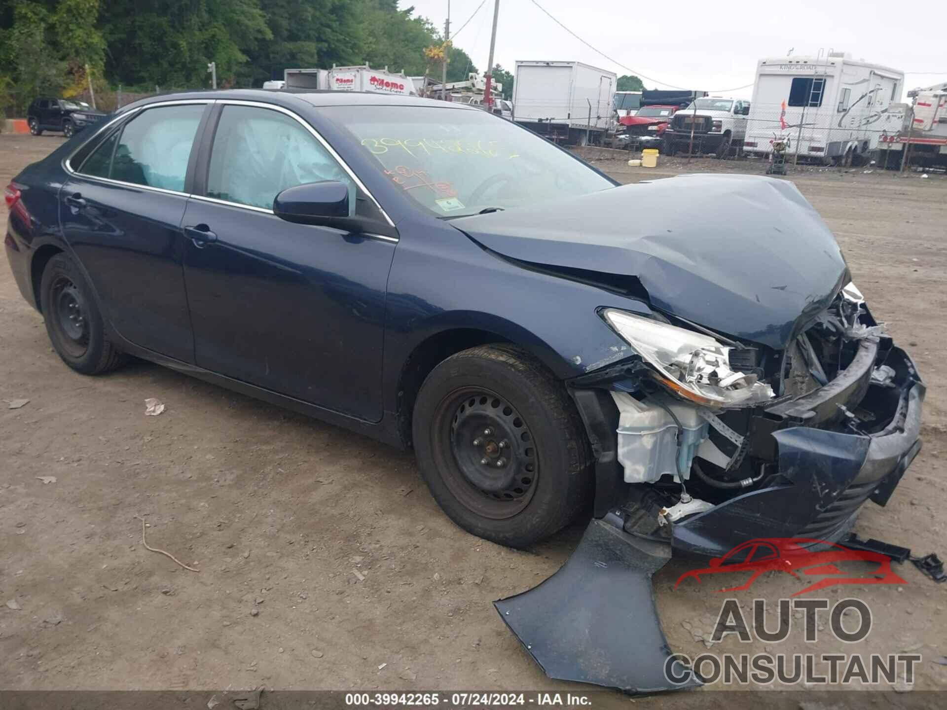 TOYOTA CAMRY 2016 - 4T4BF1FK1GR558563