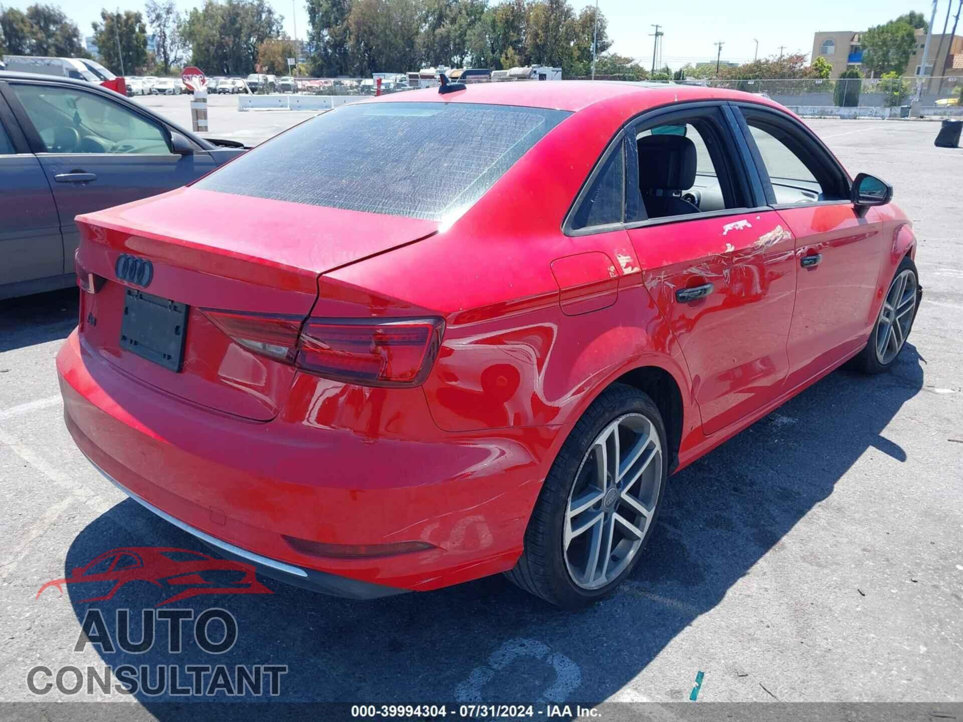 AUDI A3 2018 - WAUAUGFF8J1030725