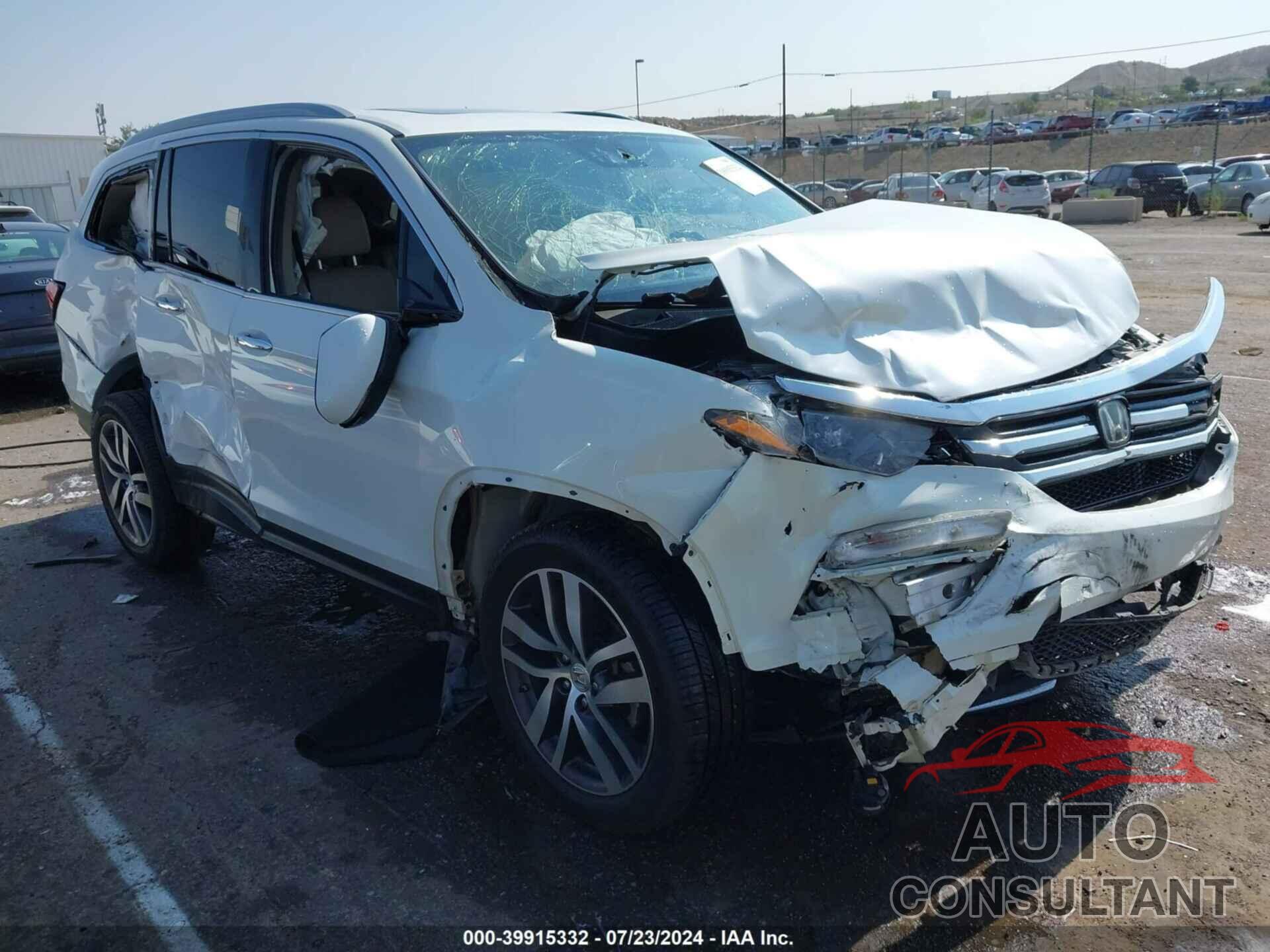 HONDA PILOT 2016 - 5FNYF6H0XGB116469