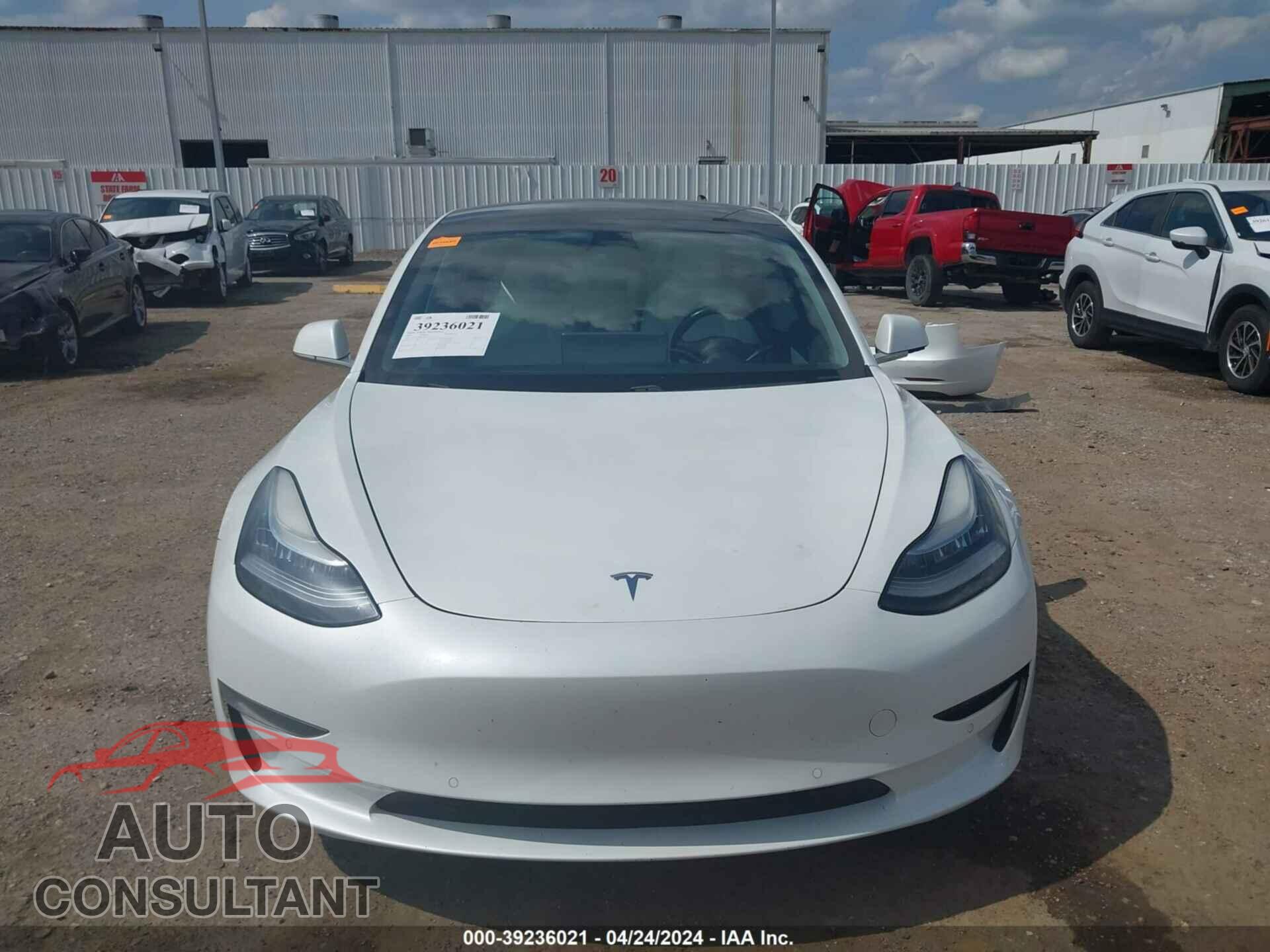TESLA MODEL 3 2019 - 5YJ3E1EA8KF332875