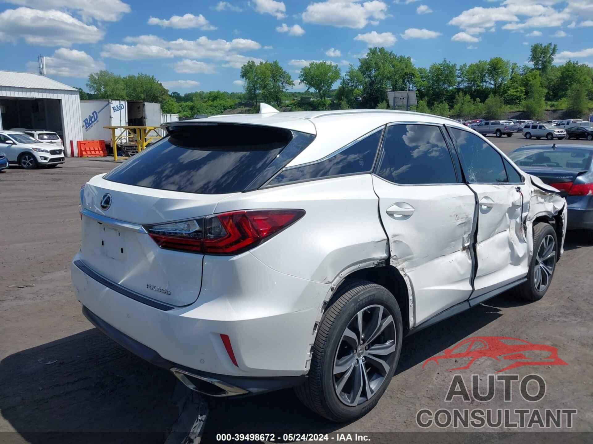 LEXUS RX 350 2017 - JTJBZMCA8H2025686