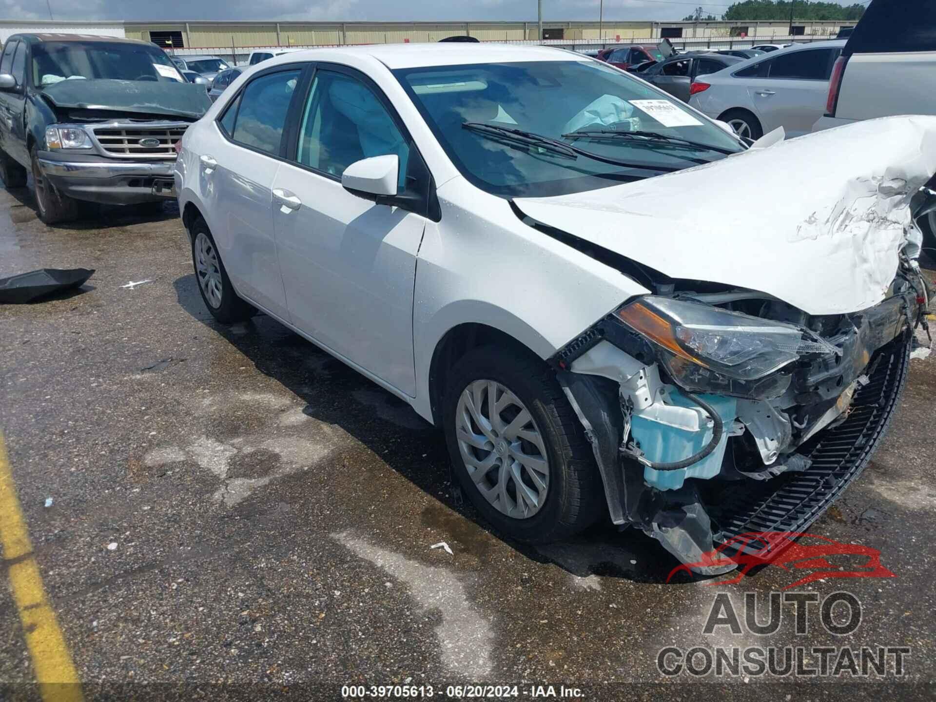 TOYOTA COROLLA 2019 - 5YFBURHE4KP929697