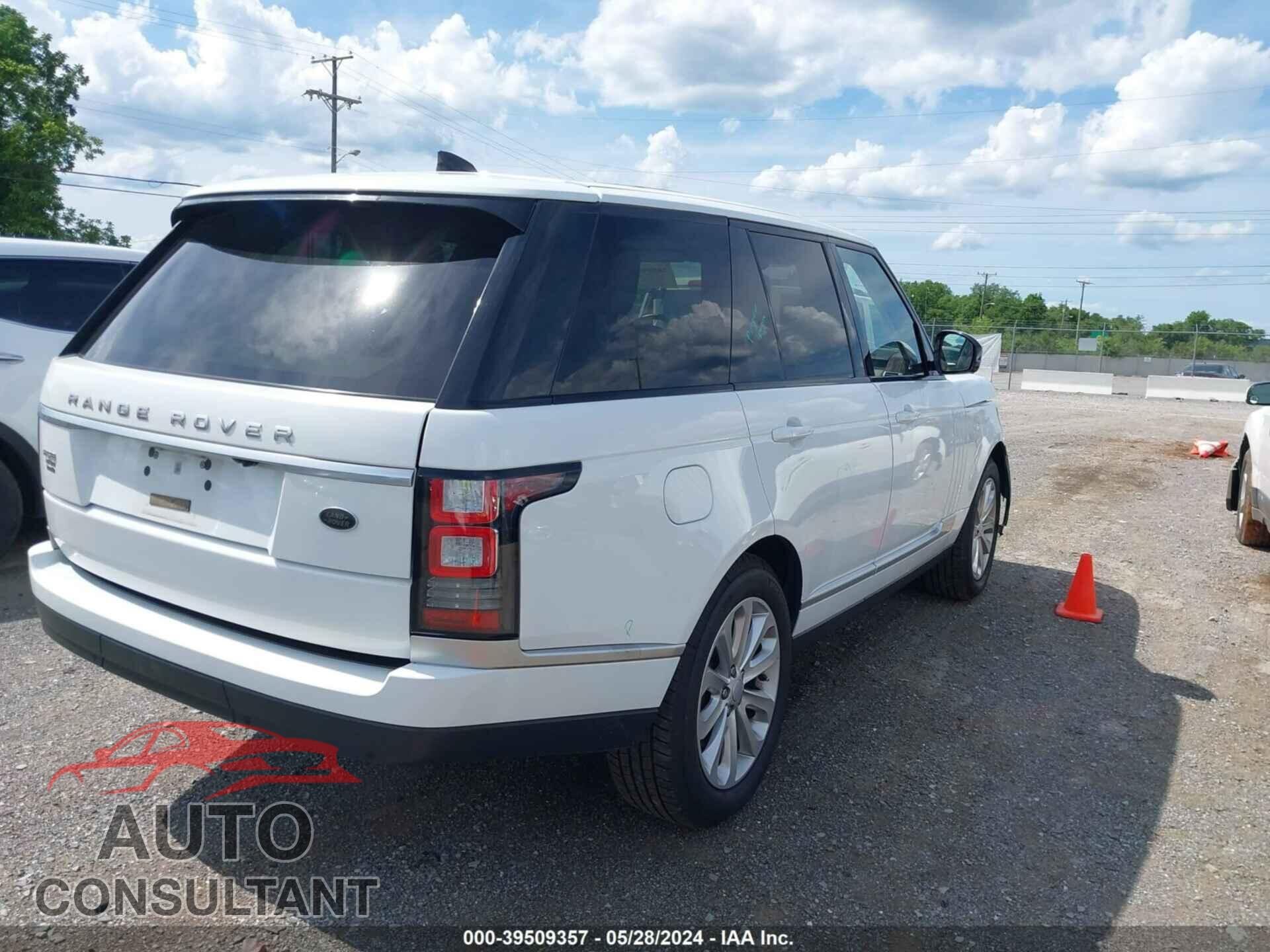 LAND ROVER RANGE ROVER 2017 - SALGS2FV4HA329080