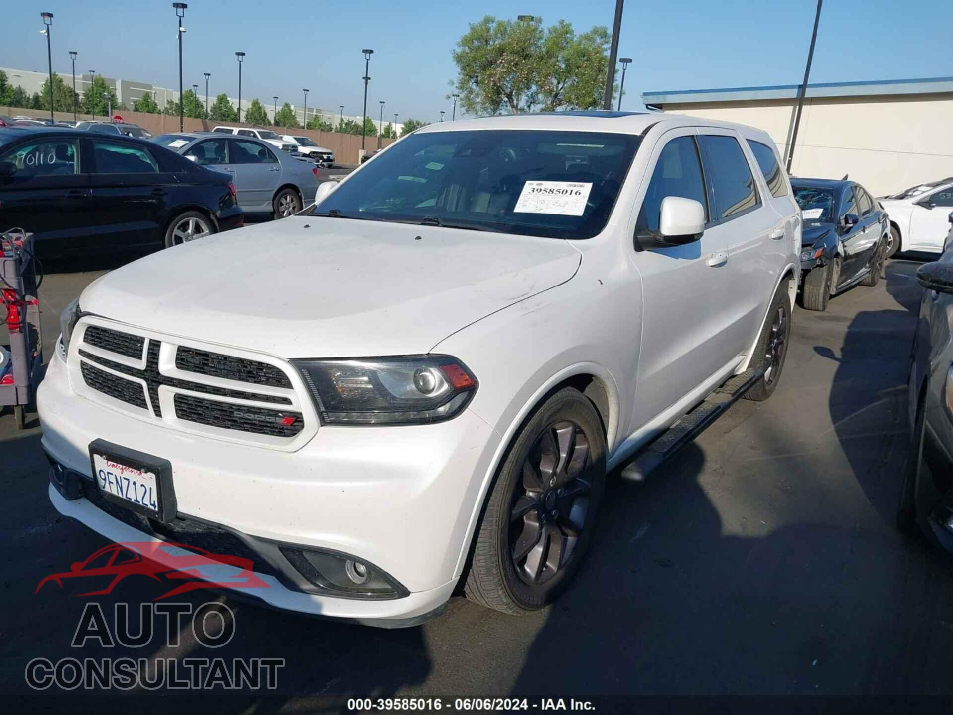 DODGE DURANGO 2016 - 1C4SDJCT2GC423003
