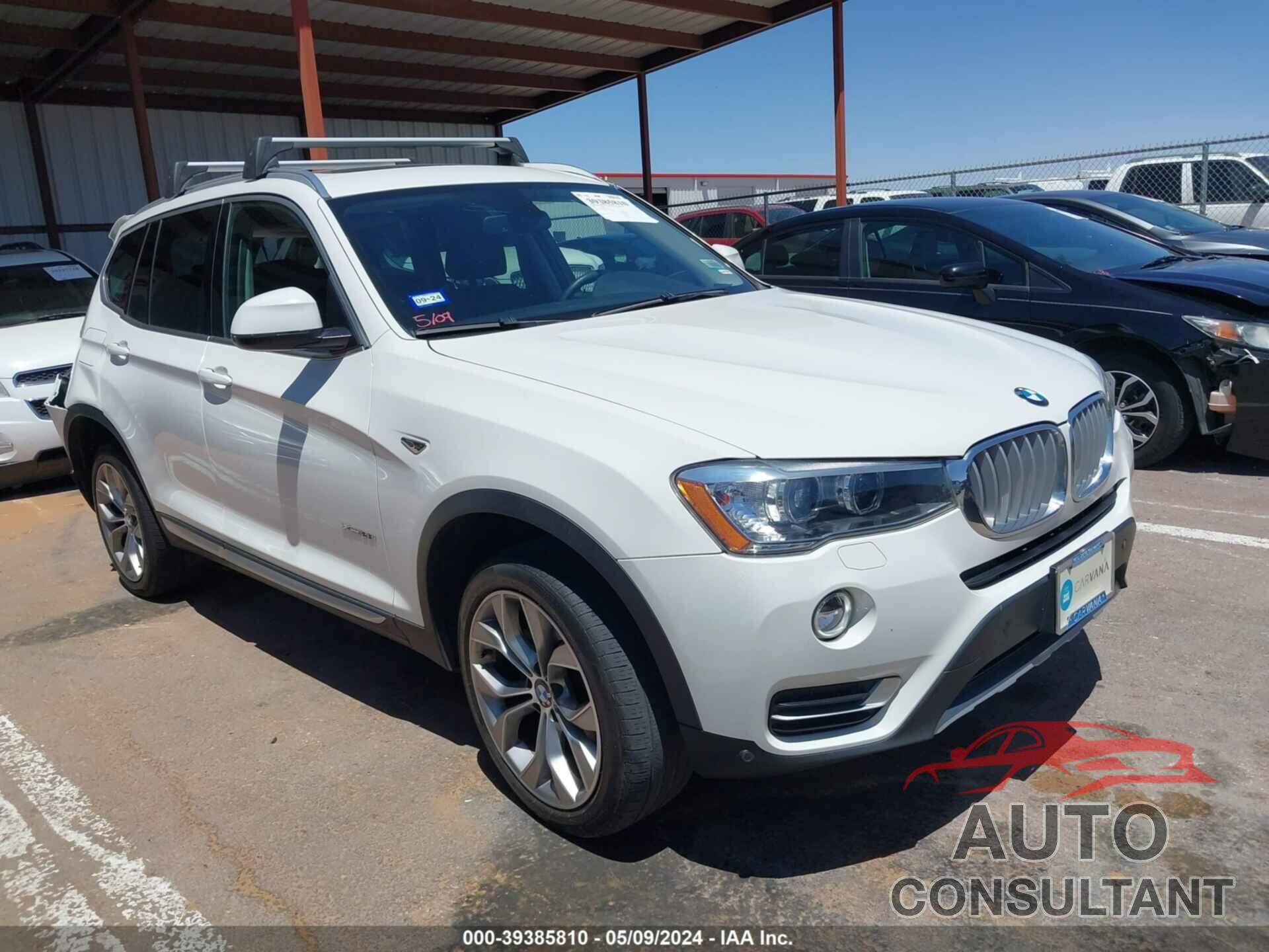 BMW X3 2017 - 5UXWX9C32H0W73060