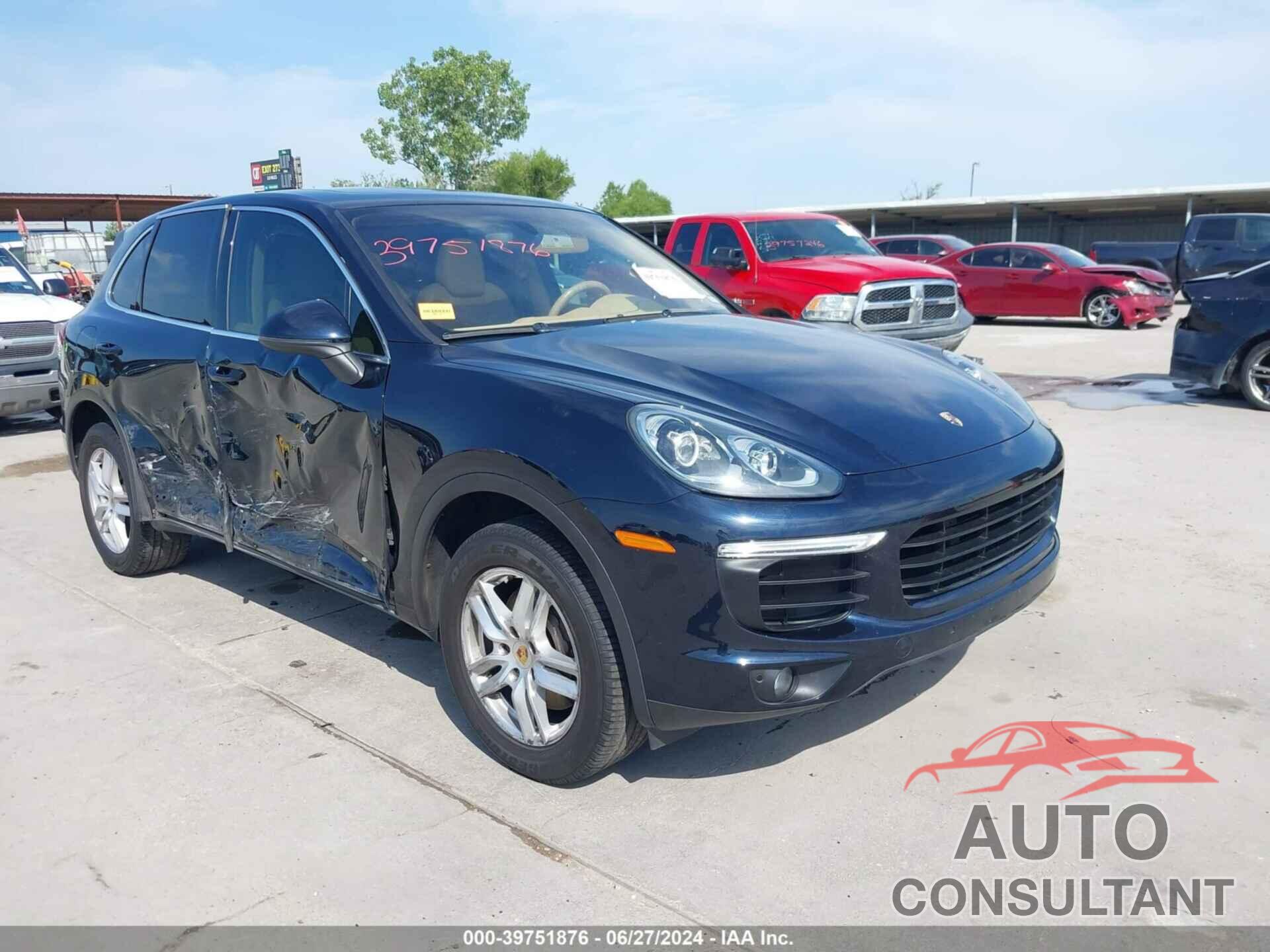 PORSCHE CAYENNE 2016 - WP1AA2A26GLA10939