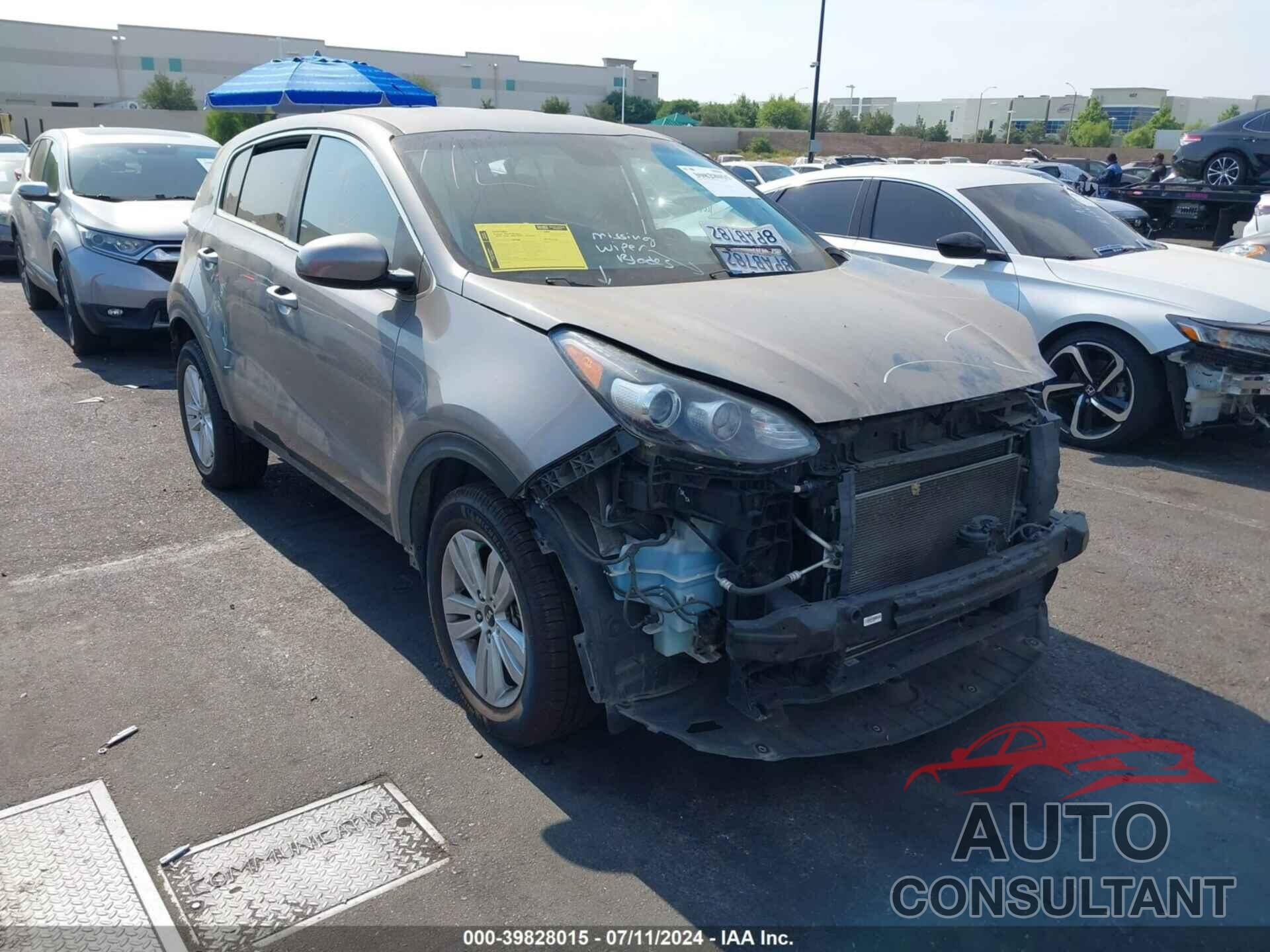 KIA SPORTAGE 2019 - KNDPM3AC0K7502076