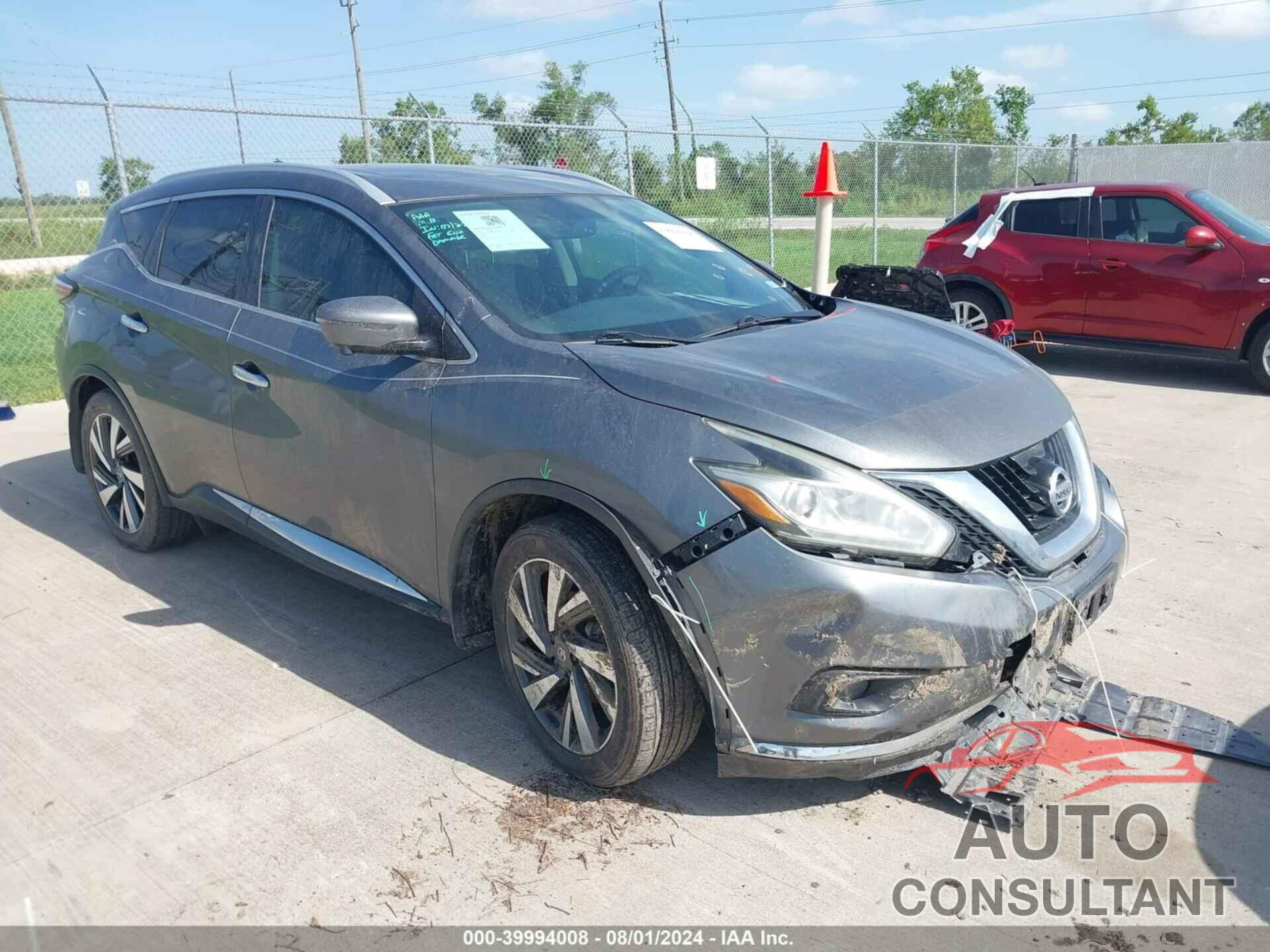 NISSAN MURANO 2016 - 5N1AZ2MG5GN158940