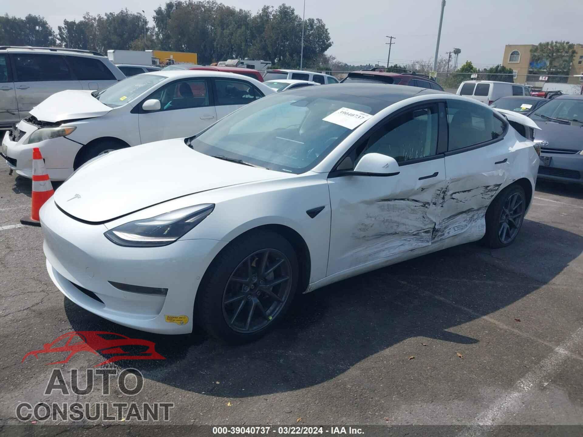 TESLA MODEL 3 2022 - 5YJ3E1EB4NF271957