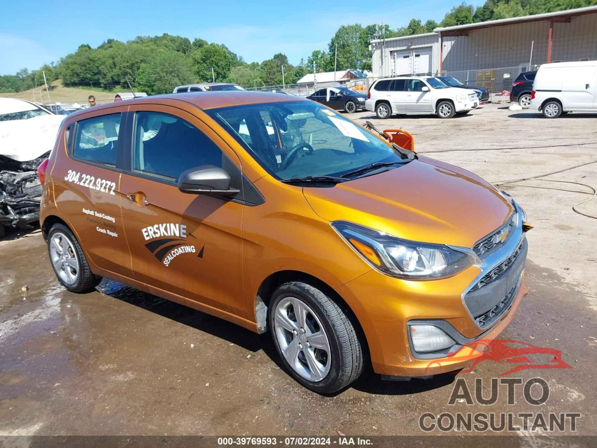 CHEVROLET SPARK 2019 - KL8CB6SA0KC721929