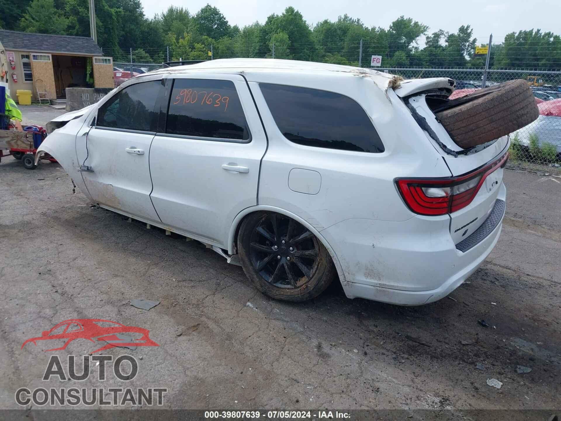 DODGE DURANGO 2018 - 1C4RDJAG8JC324312