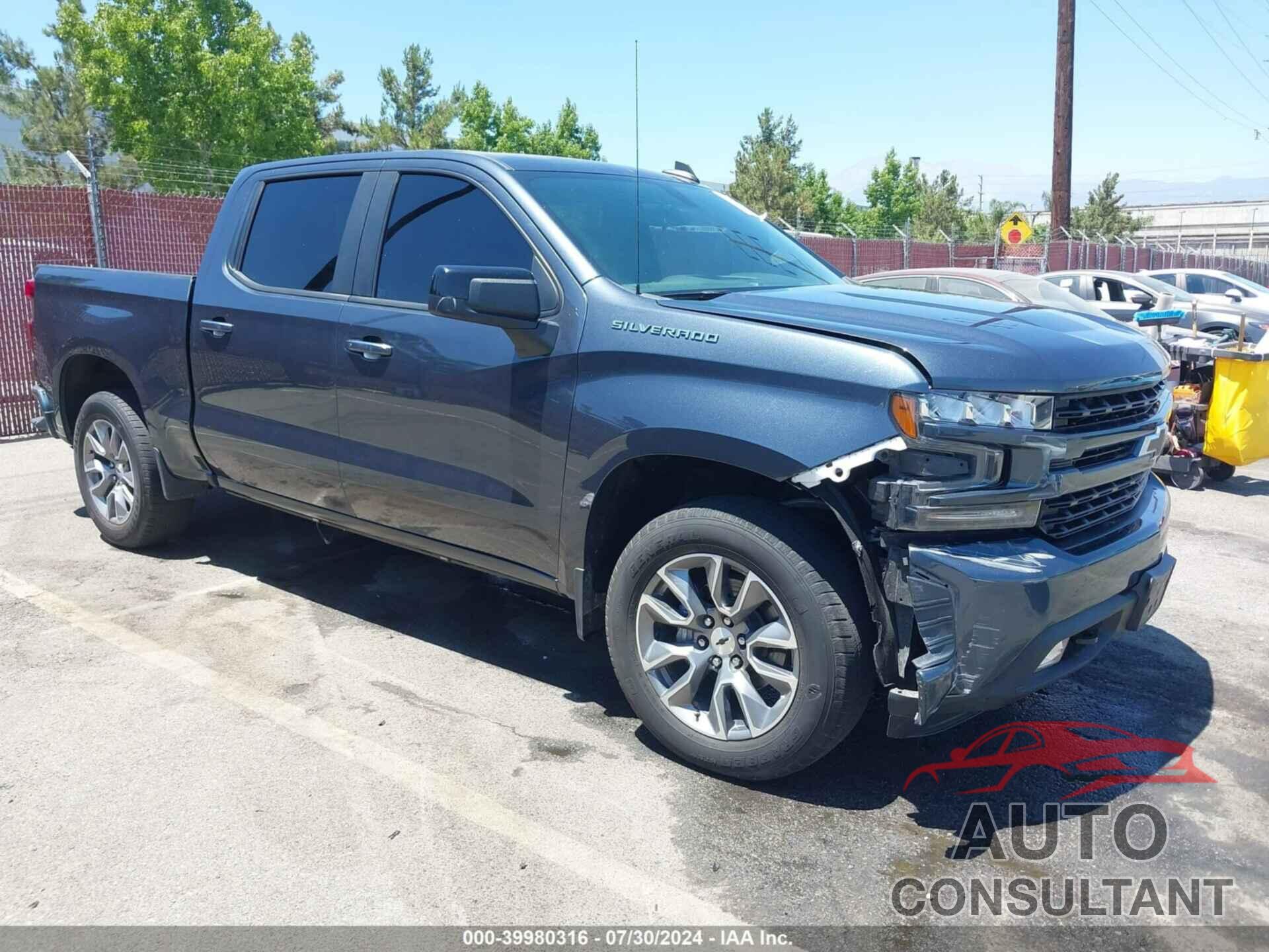 CHEVROLET SILVERADO 1500 2021 - 1GCPWDED8MZ407856