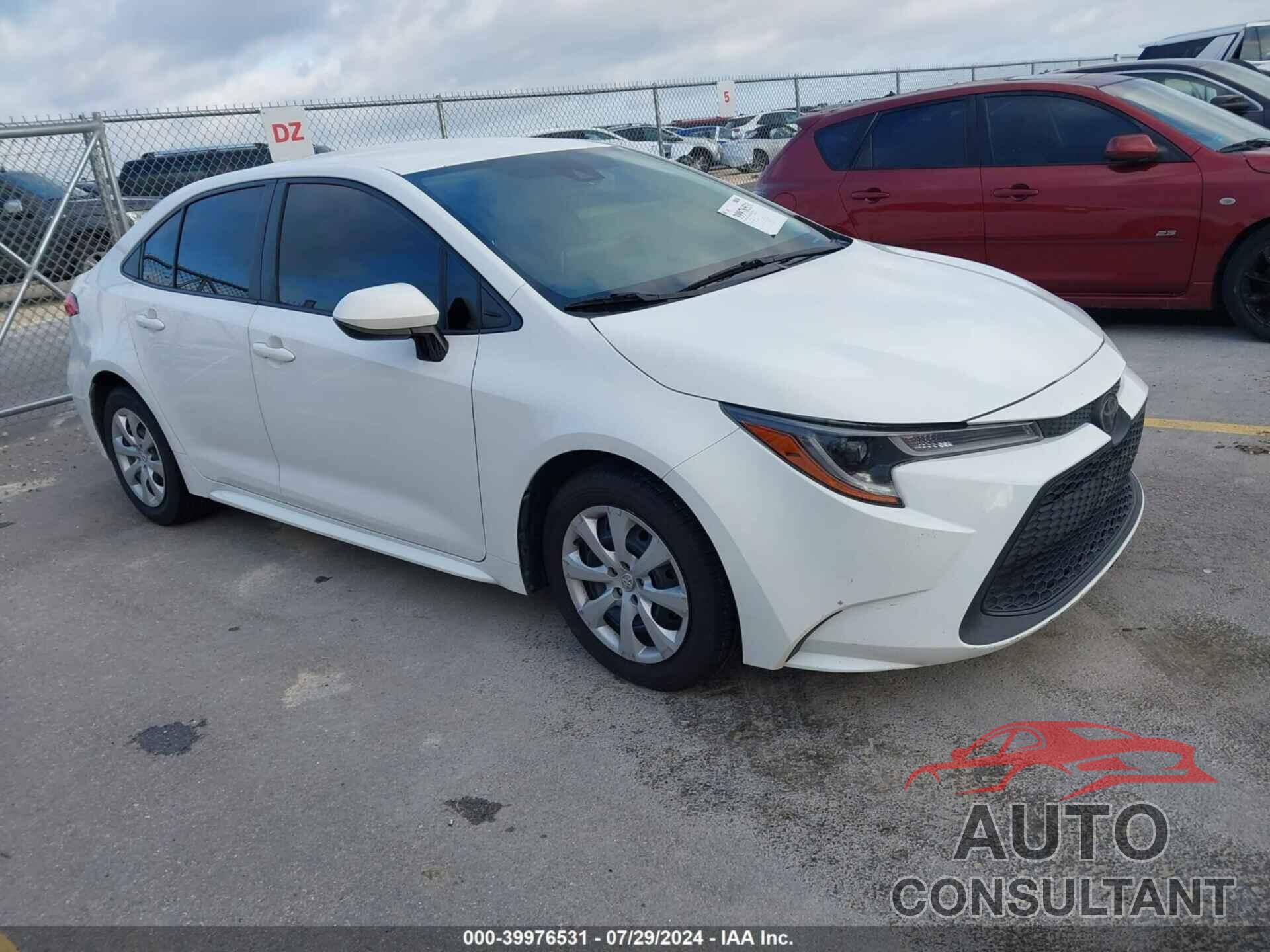 TOYOTA COROLLA 2020 - JTDEPRAE8LJ020169