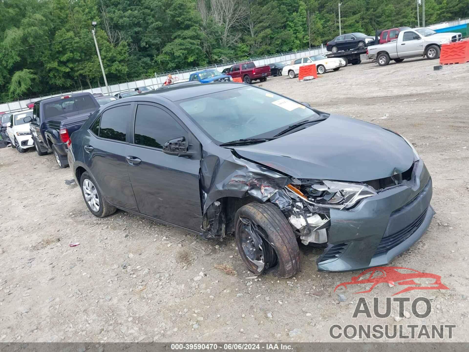 TOYOTA COROLLA 2016 - 5YFBURHE9GP392817