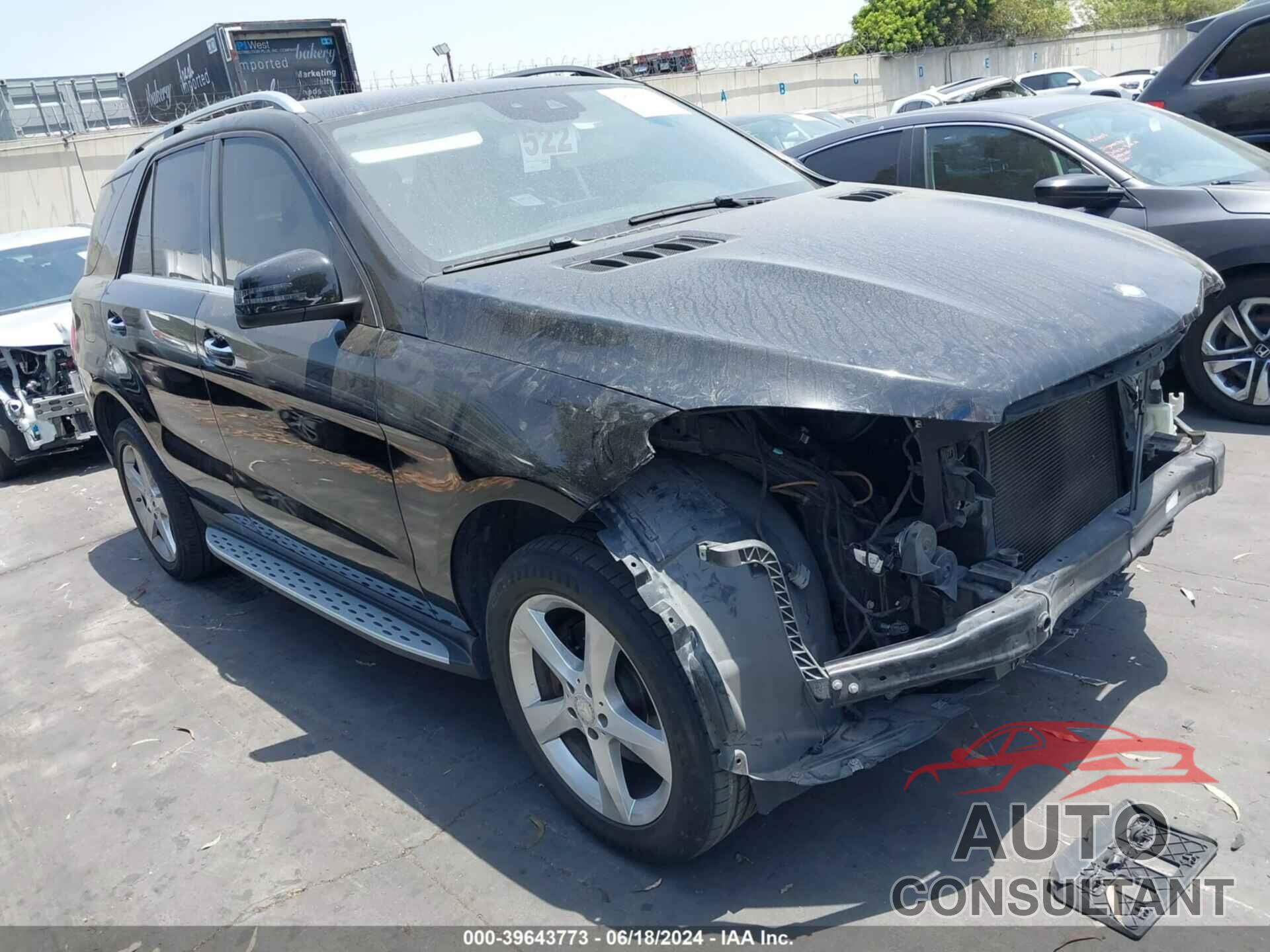 MERCEDES-BENZ GLE 350 2016 - 4JGDA5JB8GA699714