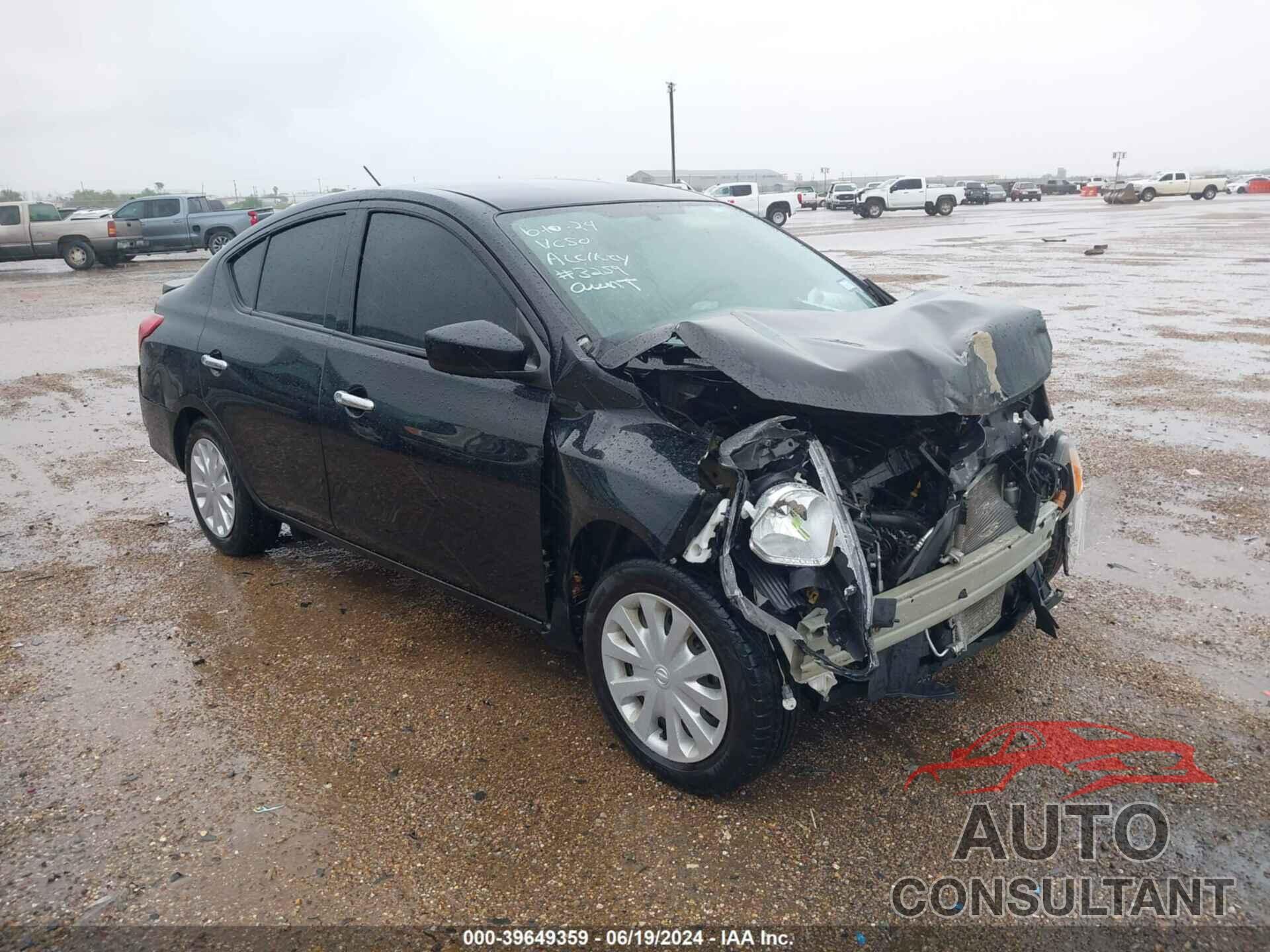 NISSAN VERSA 2019 - 3N1CN7AP8KL850101