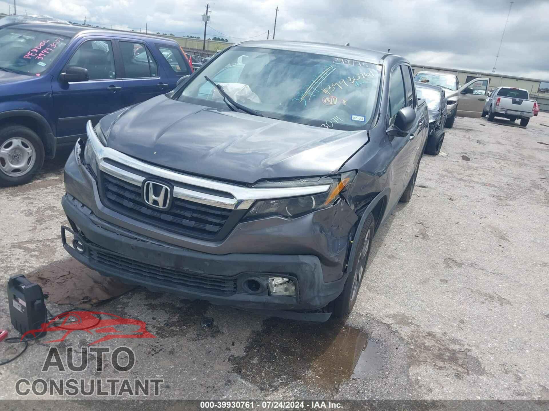 HONDA RIDGELINE 2017 - 5FPYK2F68HB003074