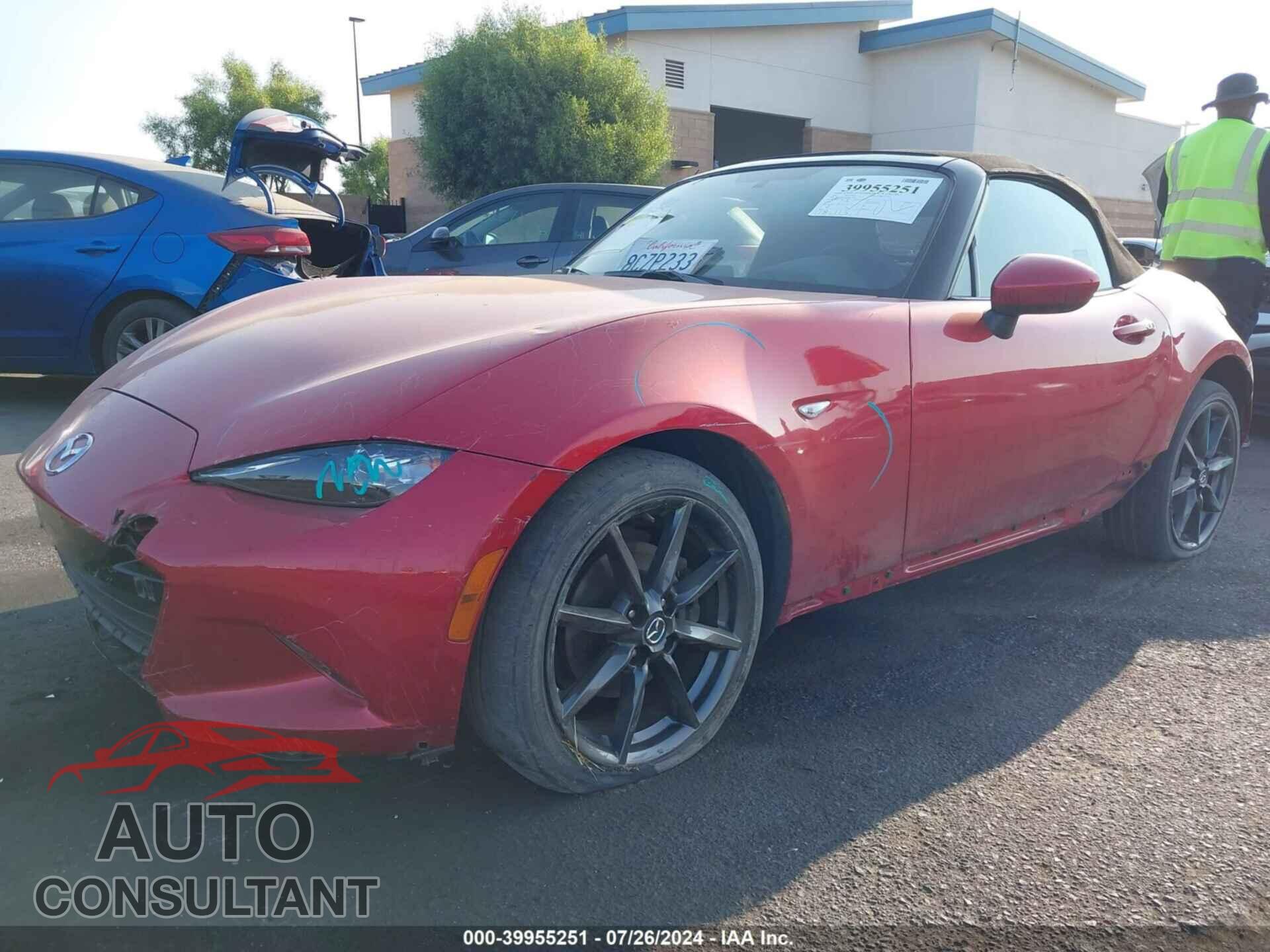 MAZDA MX-5 MIATA 2017 - JM1NDAC7XH0122756