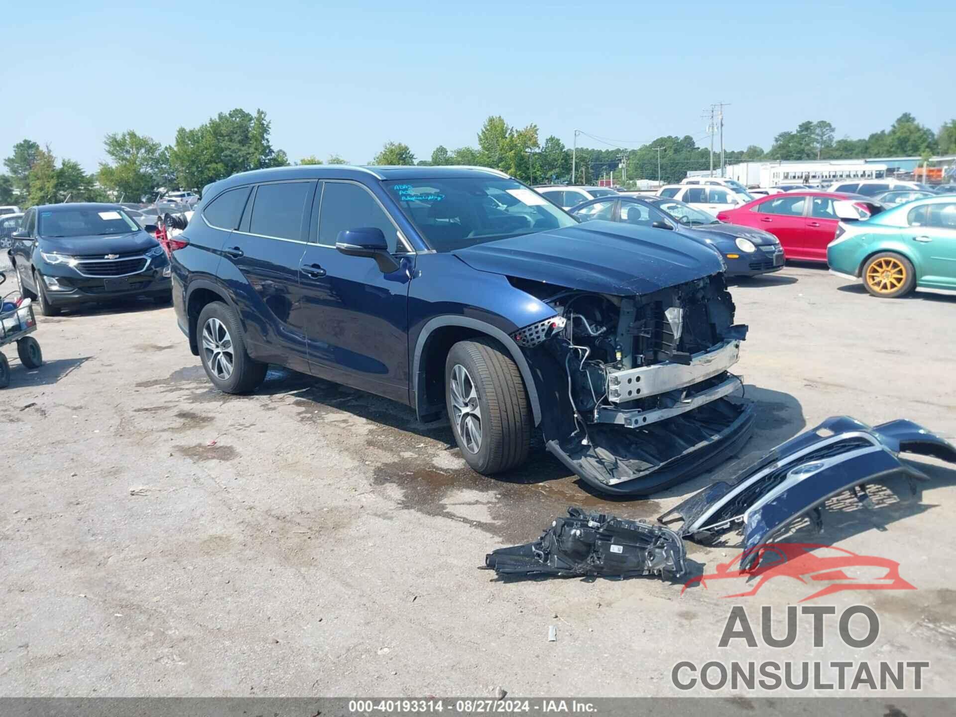 TOYOTA HIGHLANDER 2021 - 5TDHZRBH3MS530630