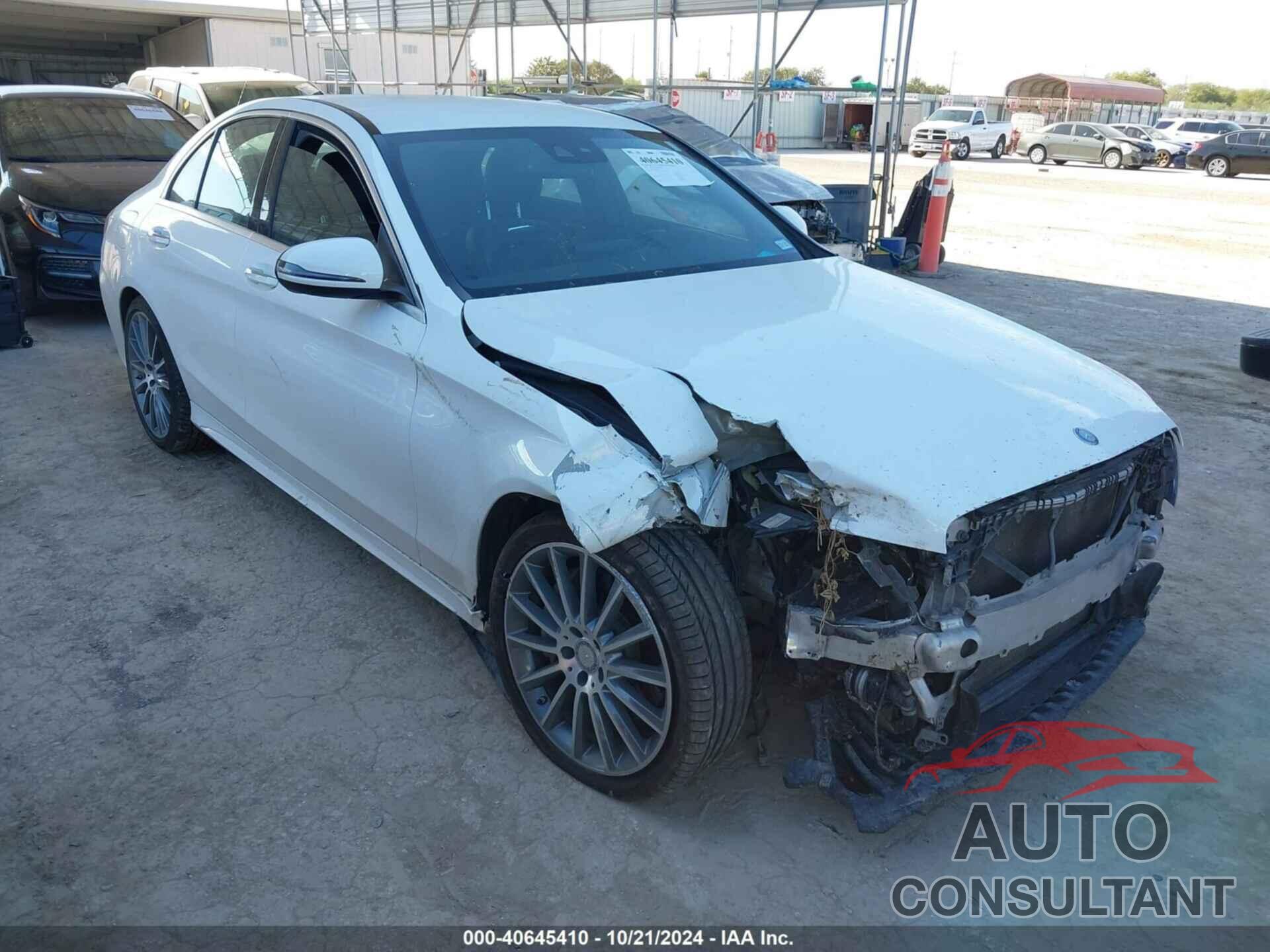 MERCEDES-BENZ C 300 2016 - 55SWF4JB8GU145538