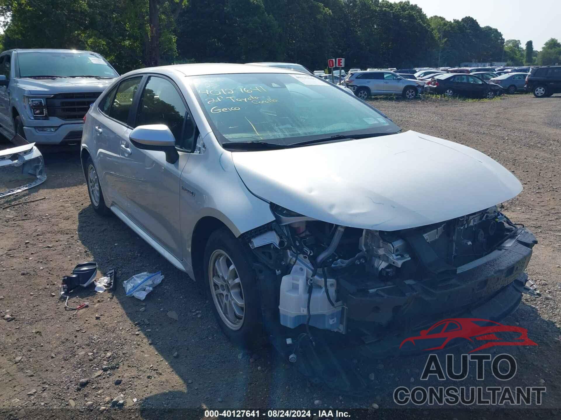 TOYOTA COROLLA 2021 - JTDEAMDE1MJ023643