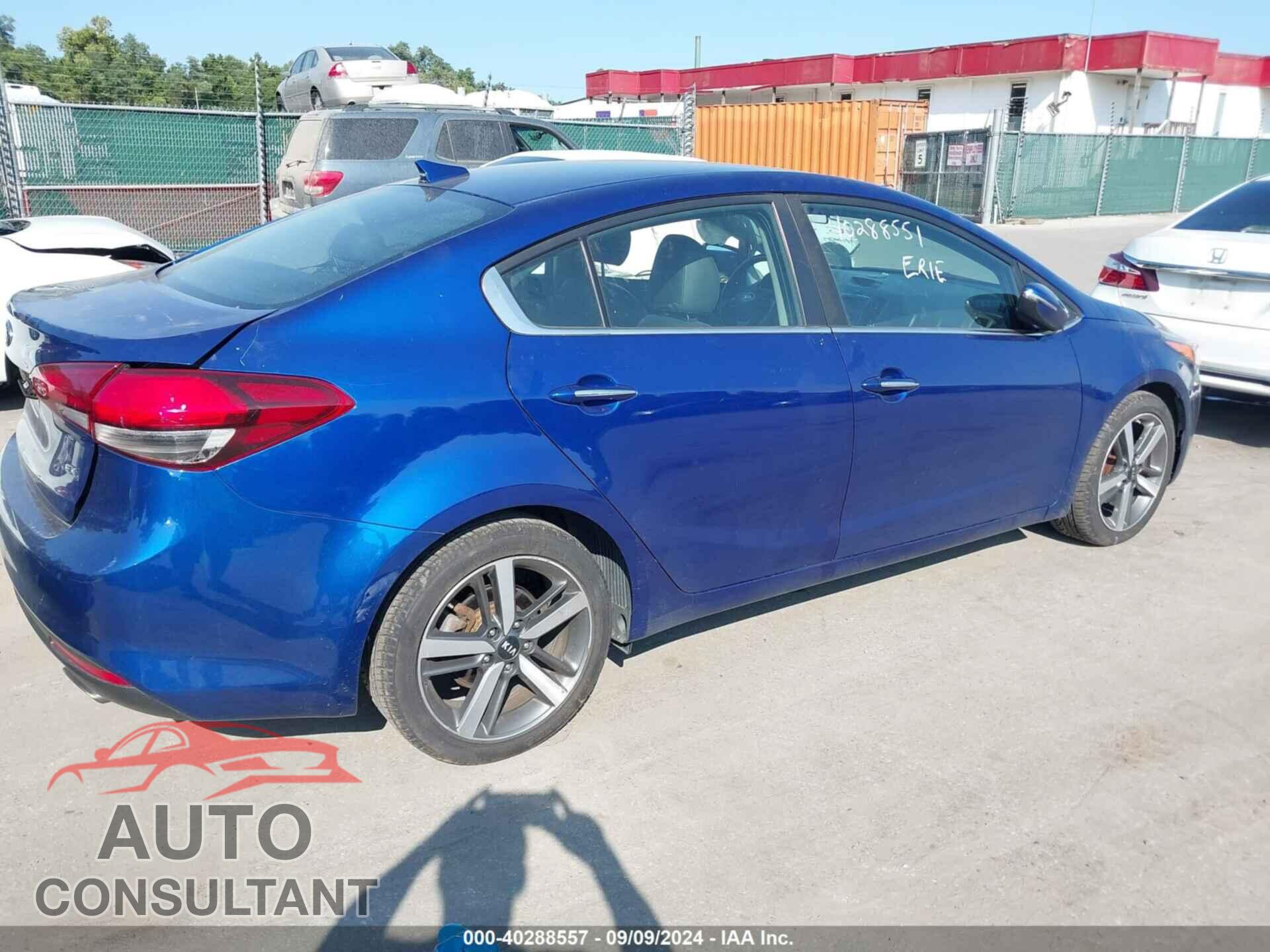 KIA FORTE 2017 - 3KPFL4A83HE036877