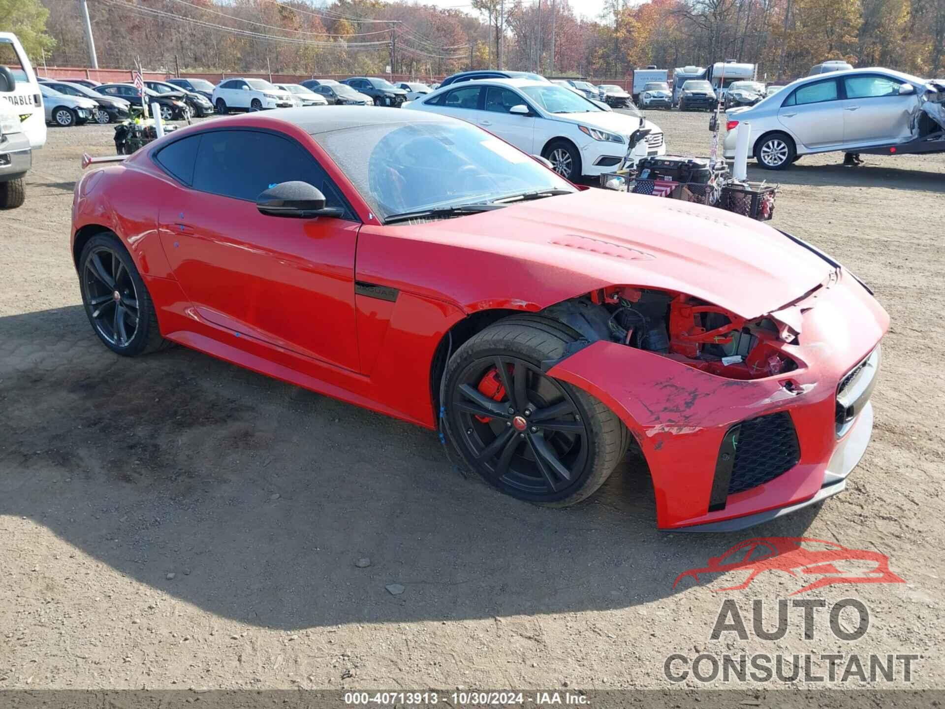 JAGUAR F-TYPE 2017 - SAJWJ6J83HMK40518