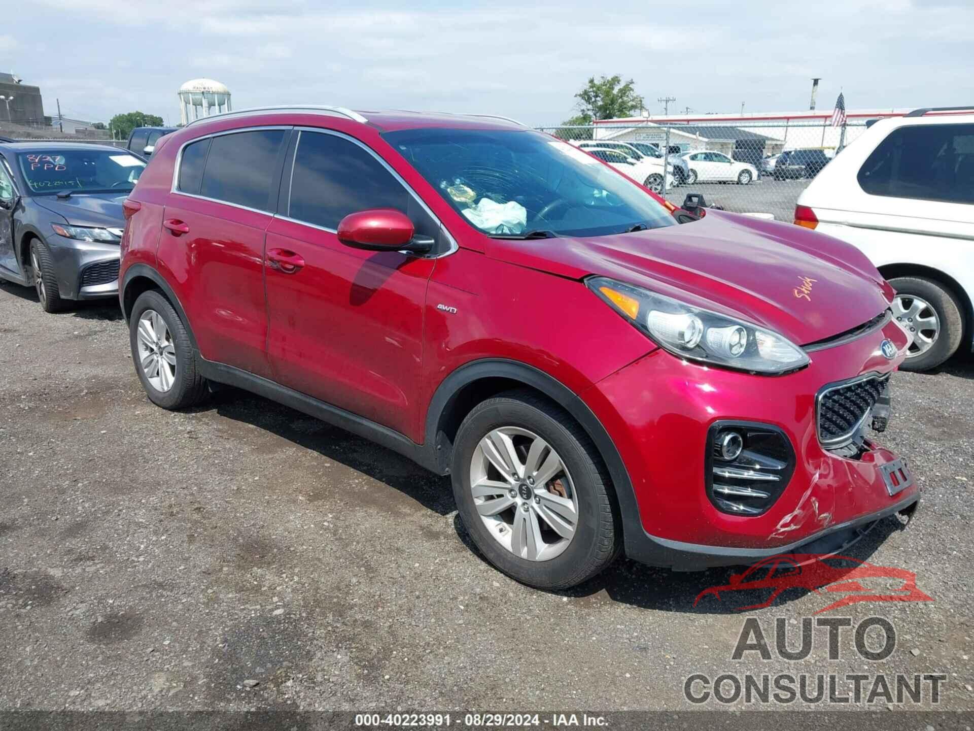 KIA SPORTAGE 2017 - KNDPMCAC1H7033802