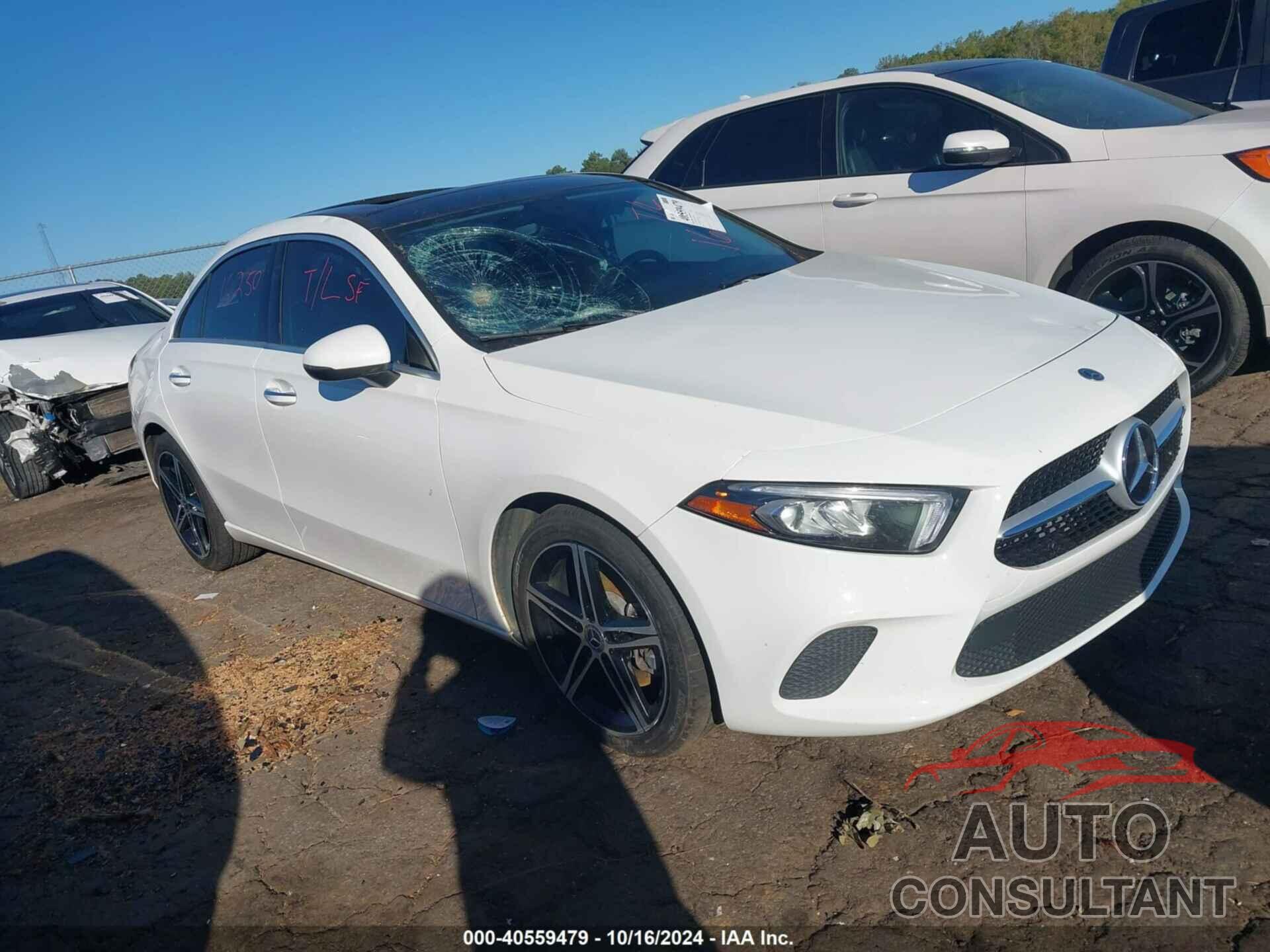 MERCEDES-BENZ A 220 2019 - WDD3G4EB3KW027788