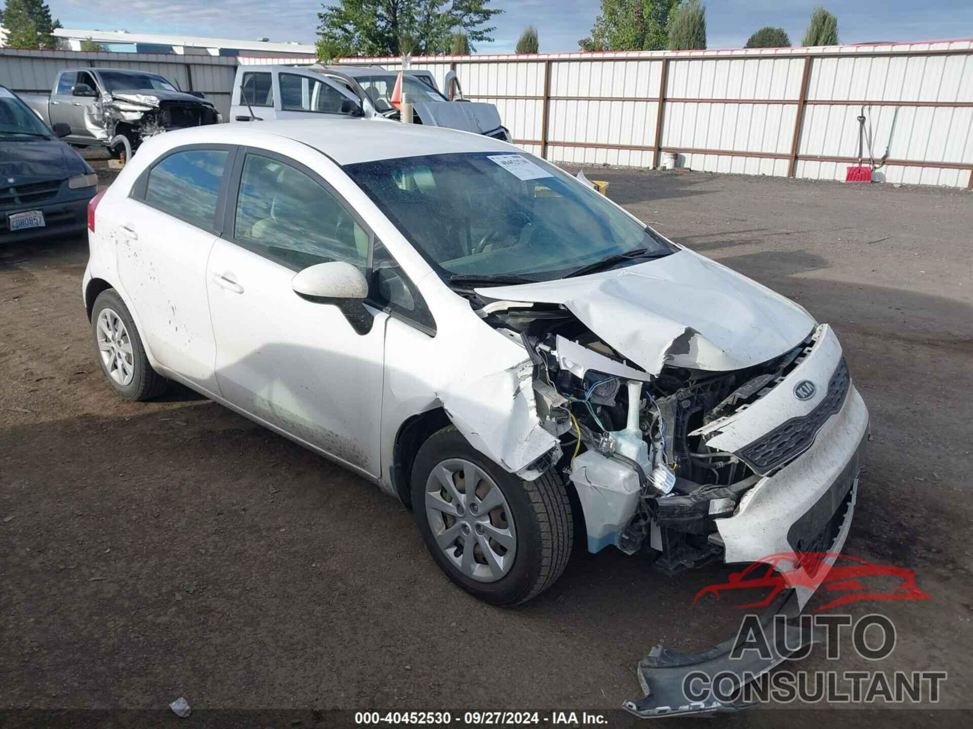 KIA RIO5 2012 - KNADM5A31C6066406
