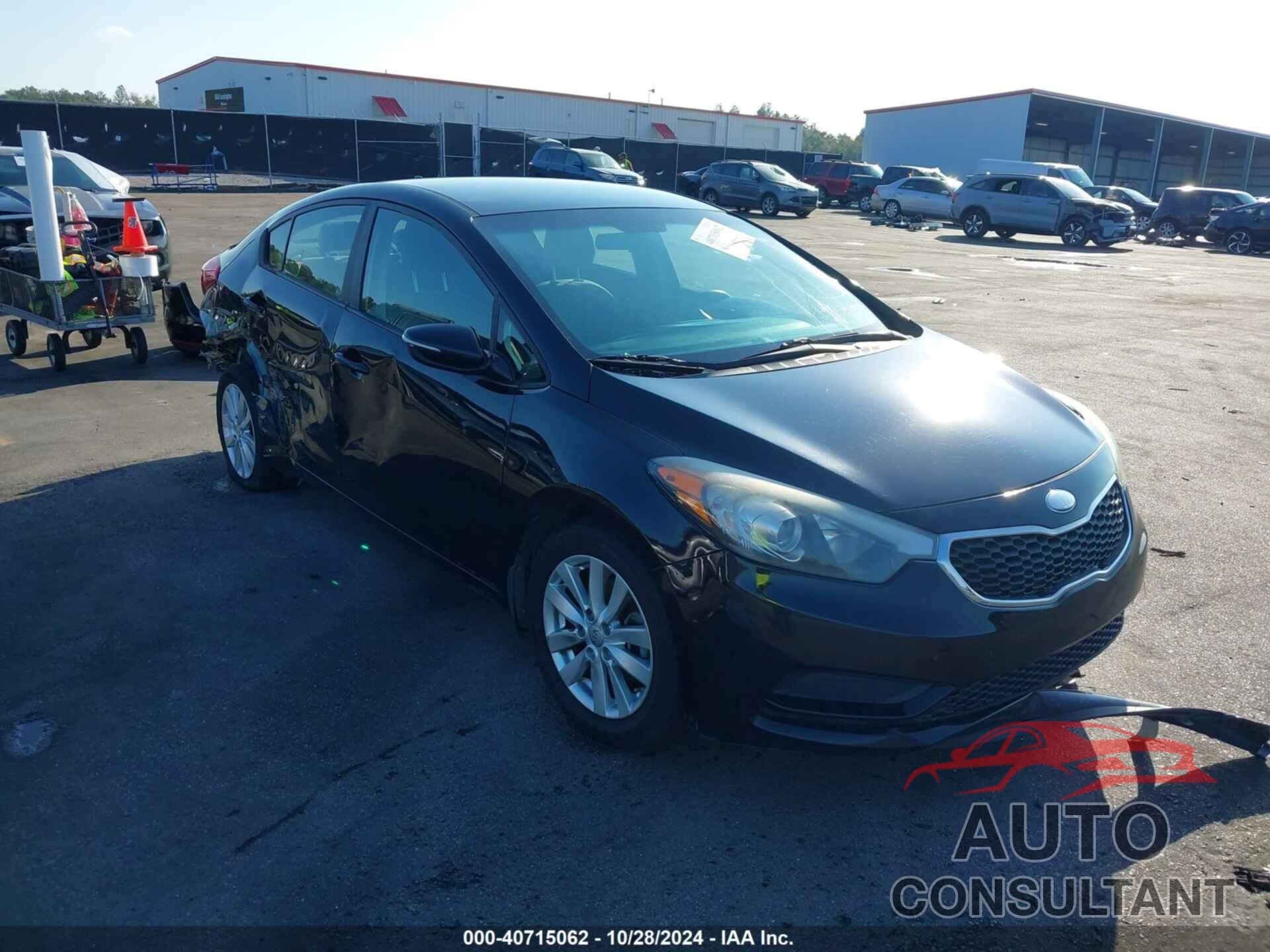 KIA FORTE 2014 - KNAFX4A67E5058324