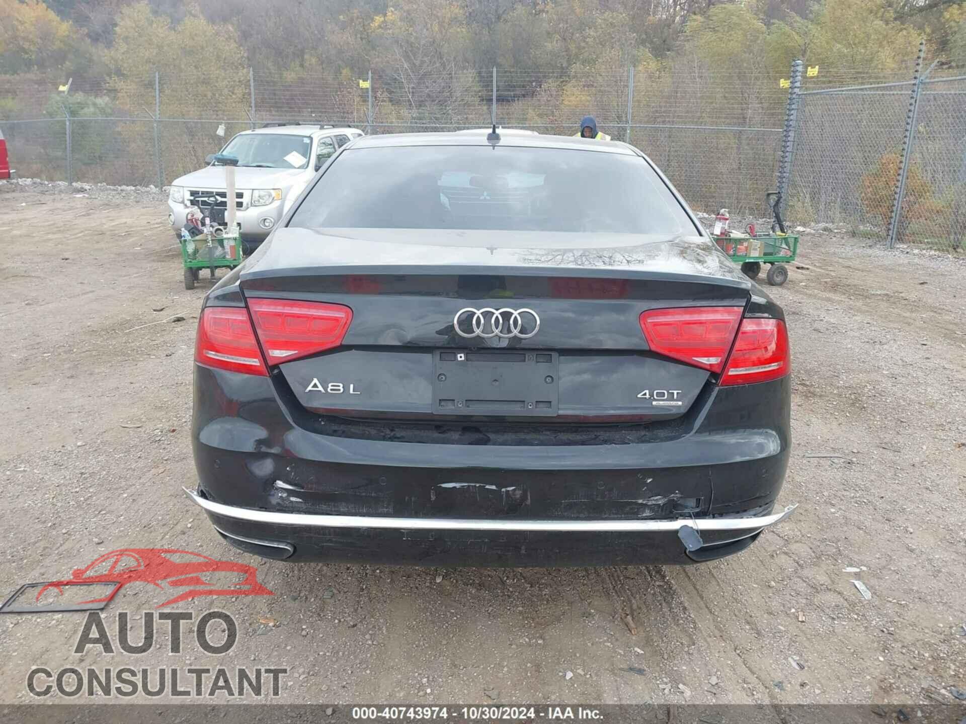 AUDI A8 L 2013 - WAUR2AFDXDN030937