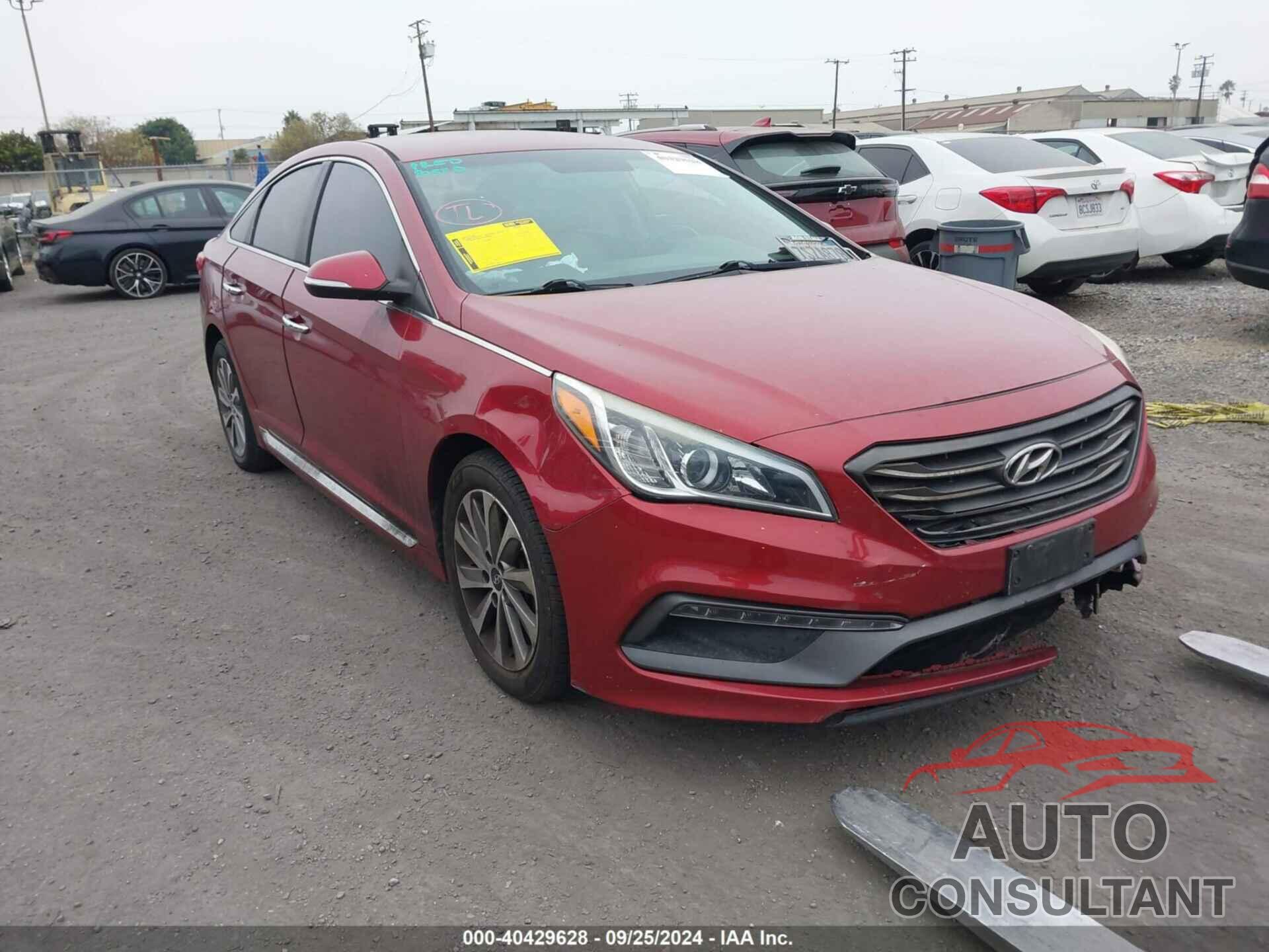 HYUNDAI SONATA 2016 - 5NPE34AF1GH331884