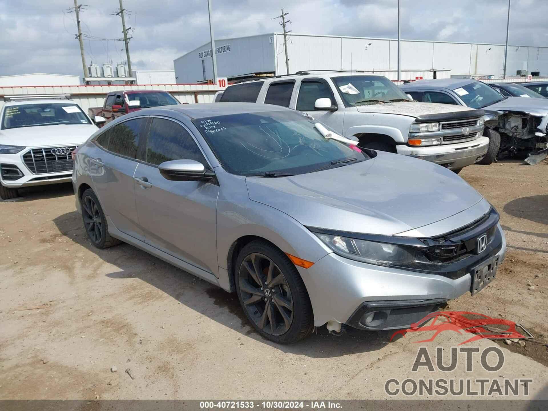 HONDA CIVIC 2020 - 19XFC2F85LE013980