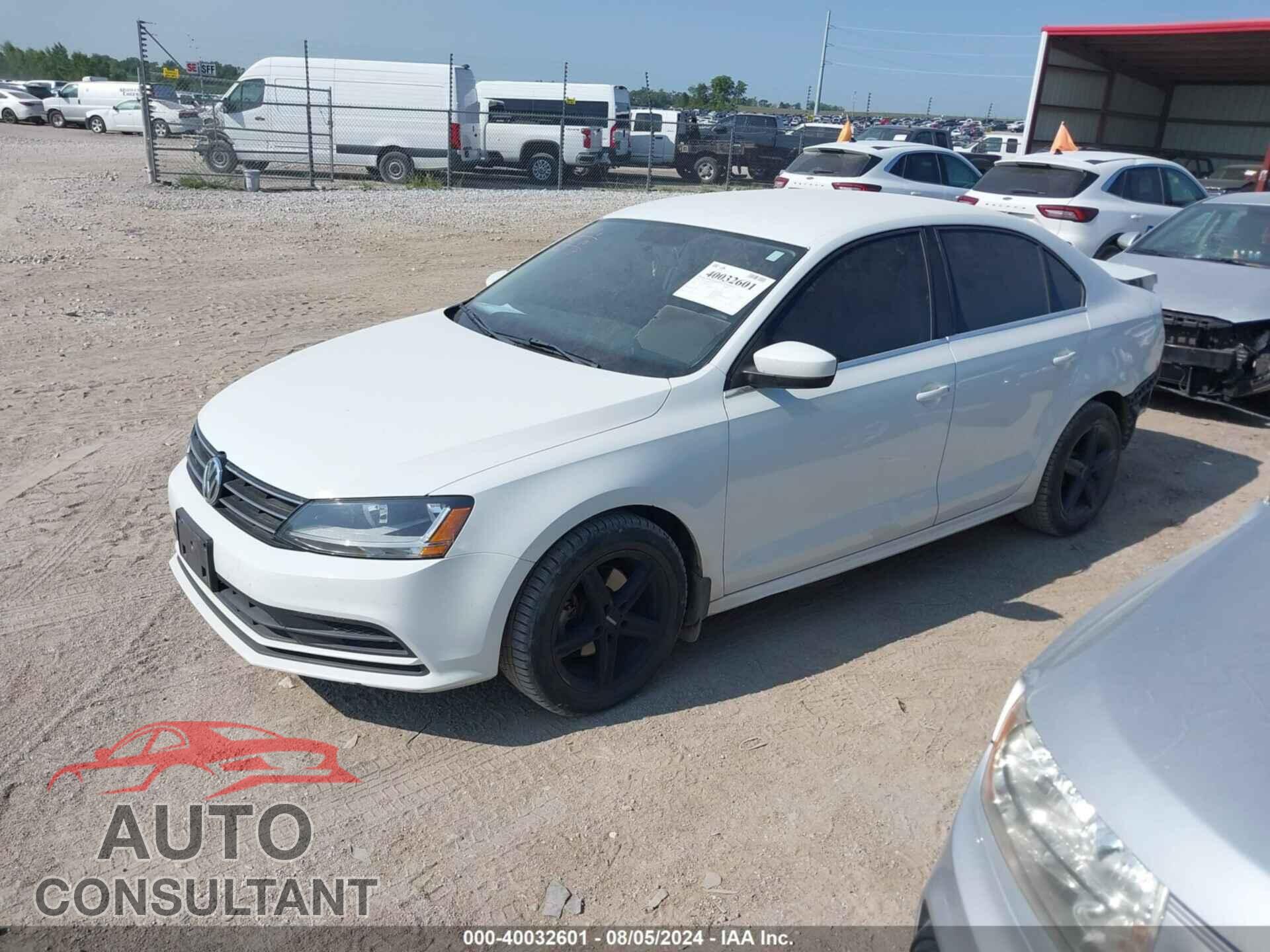 VOLKSWAGEN JETTA 2017 - 3VW2B7AJ0HM340015