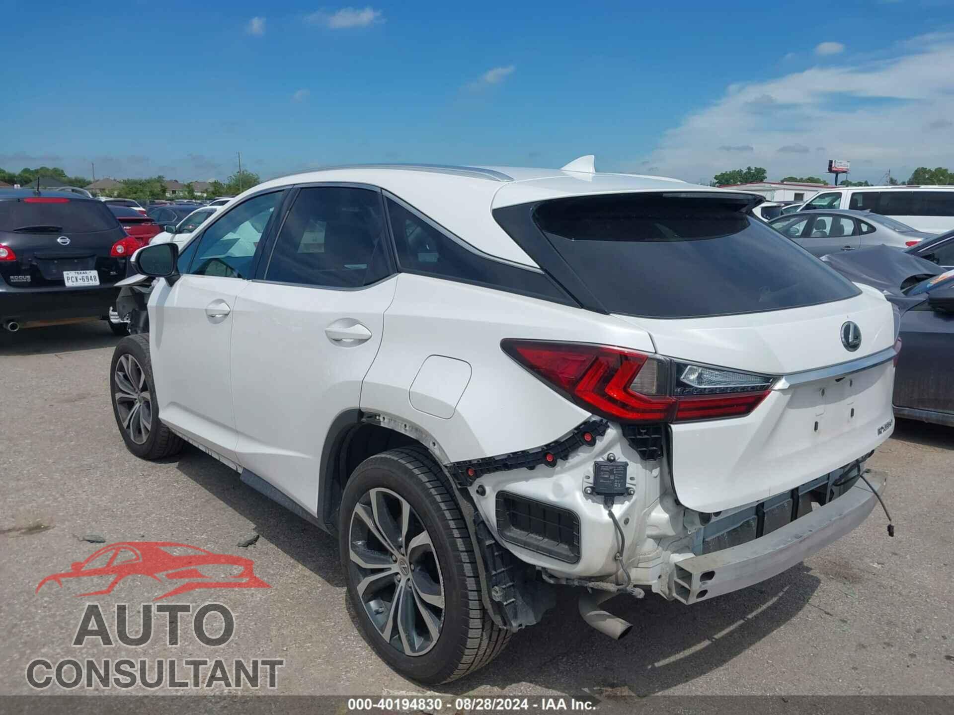 LEXUS RX 350 2016 - 2T2ZZMCAXGC004657