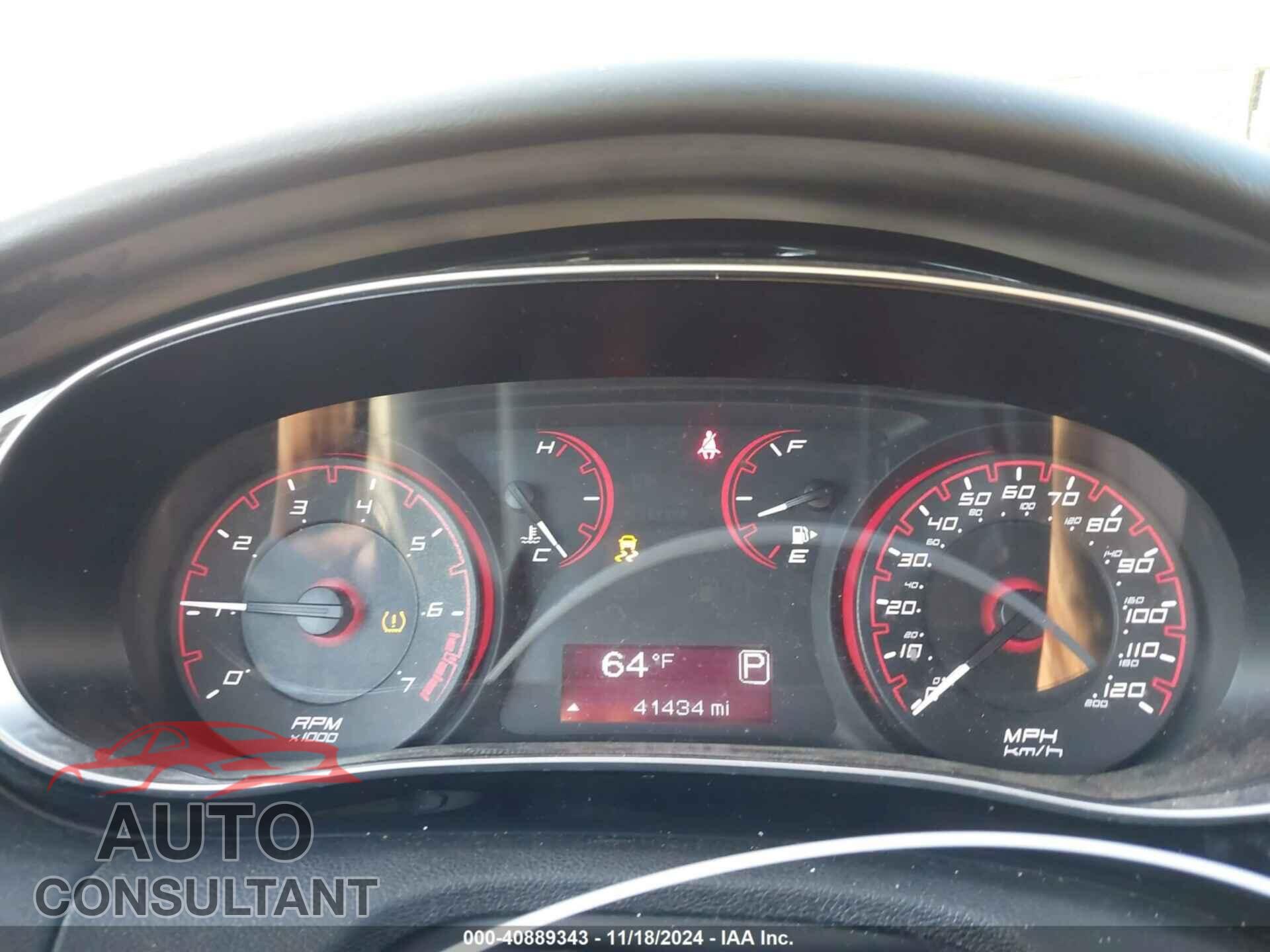 DODGE DART 2013 - 1C3CDFBA6DD331453