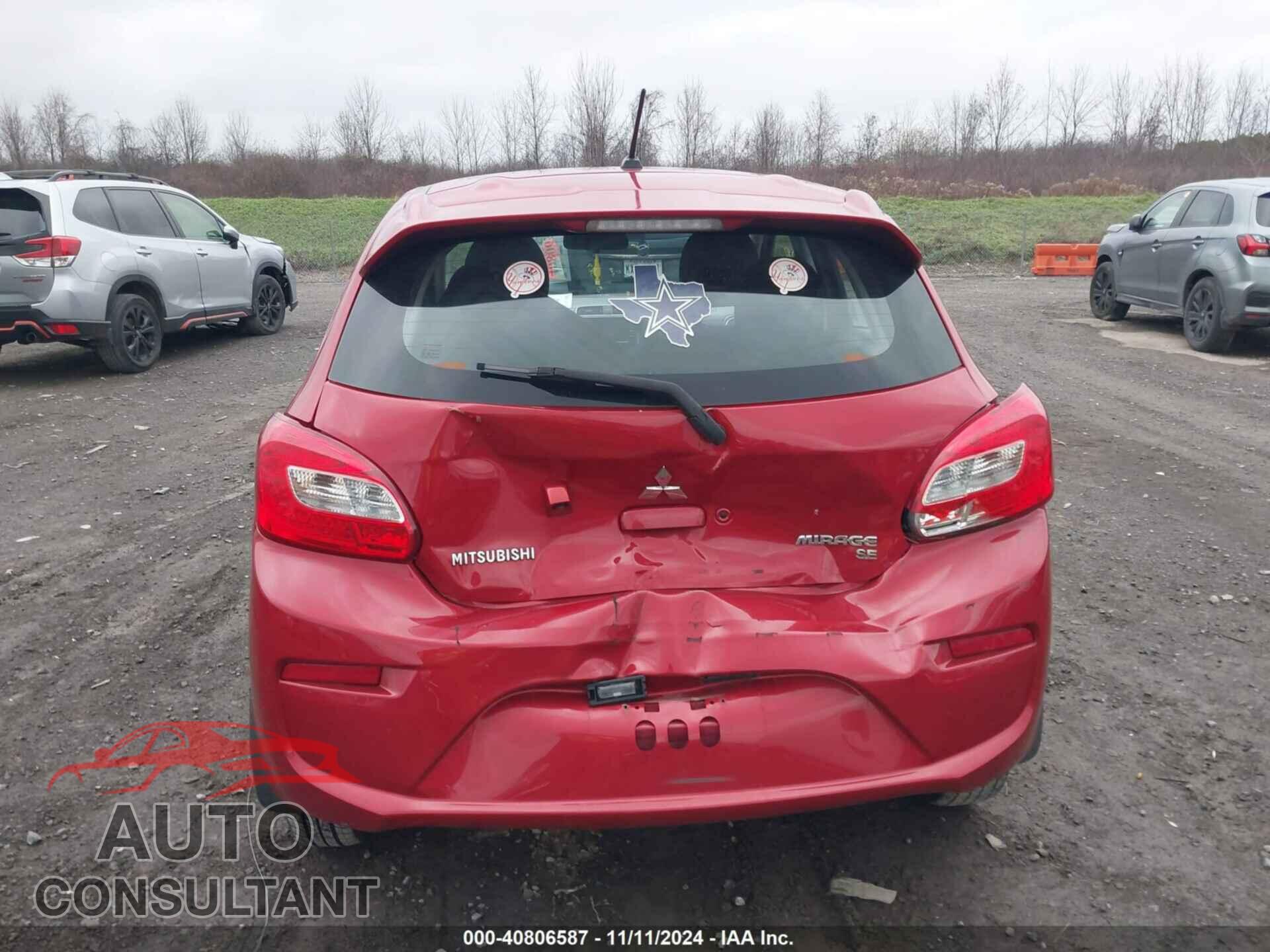 MITSUBISHI MIRAGE 2018 - ML32A4HJ8JH005334