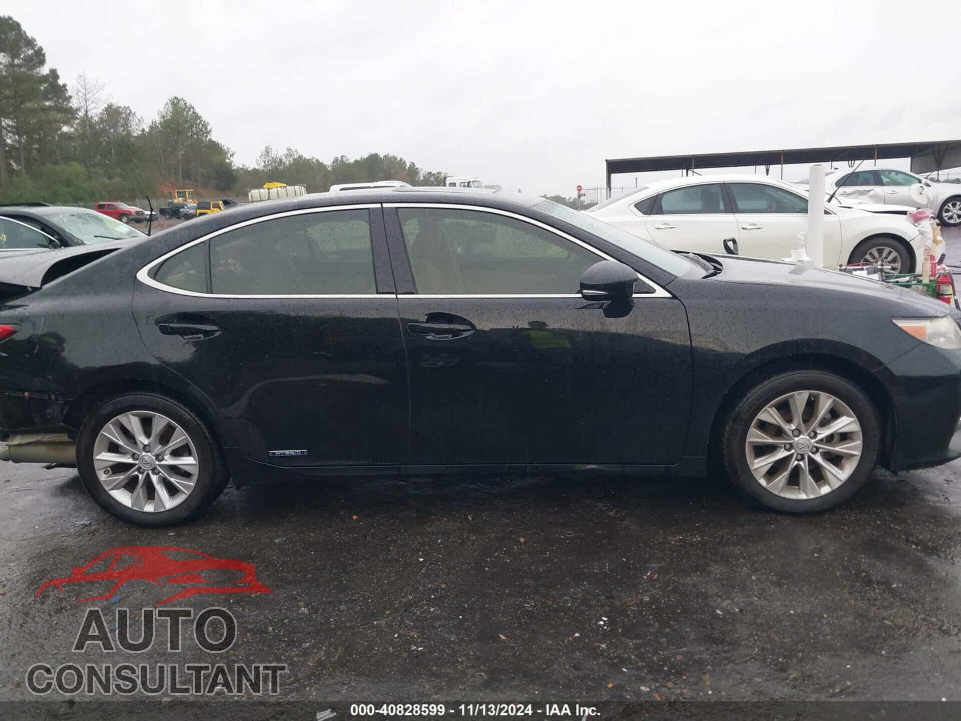 LEXUS ES 300H 2013 - JTHBW1GG7D2022280