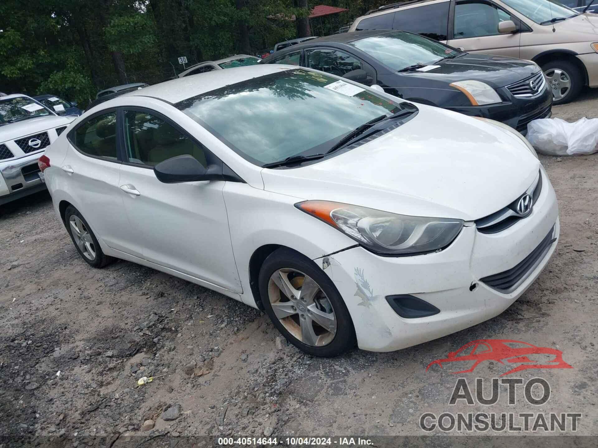 HYUNDAI ELANTRA 2013 - 5NPDH4AE9DH313956