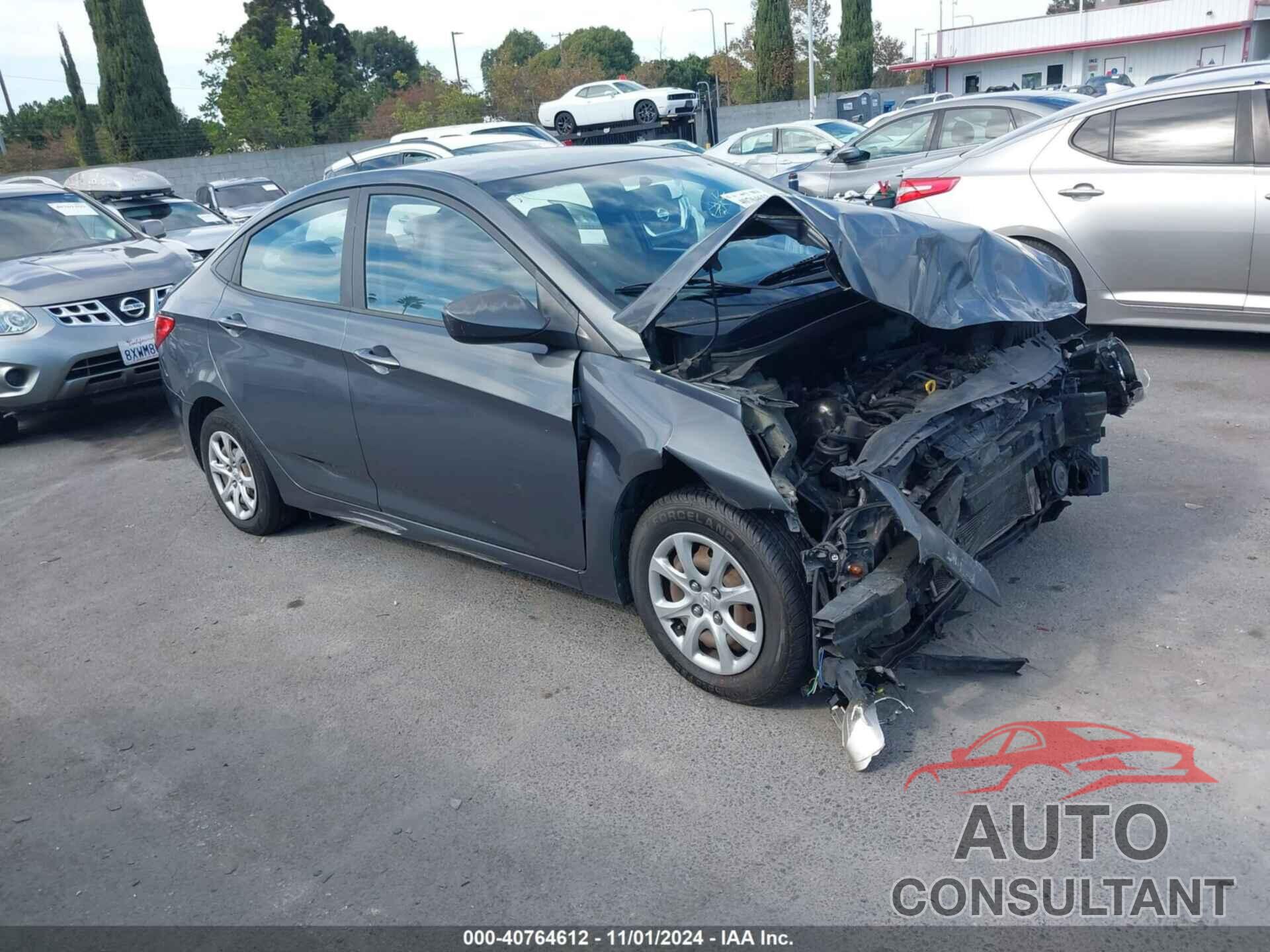 HYUNDAI ACCENT 2012 - KMHCT4AE5CU200449