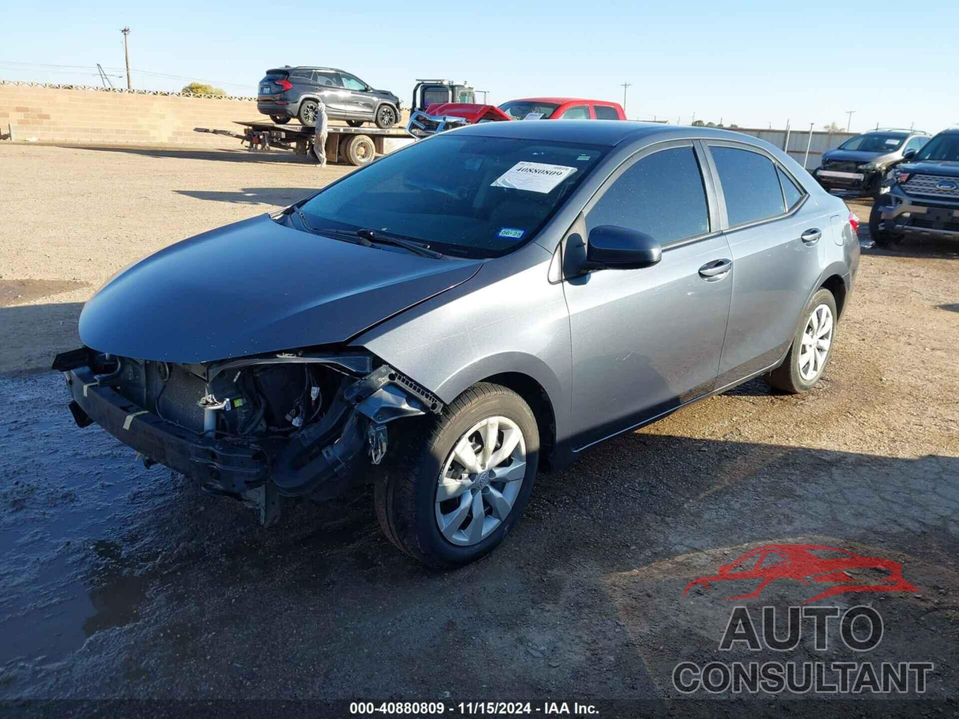 TOYOTA COROLLA 2014 - 2T1BURHEXEC166038